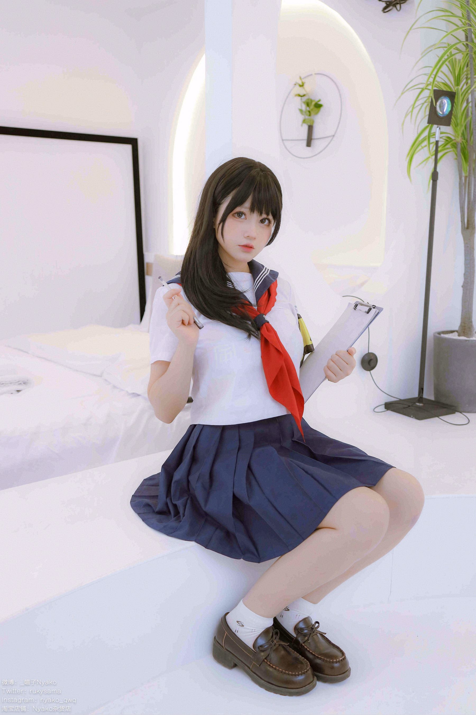 [网红COSER] 萌妹子Nyako喵子 - 风纪委员