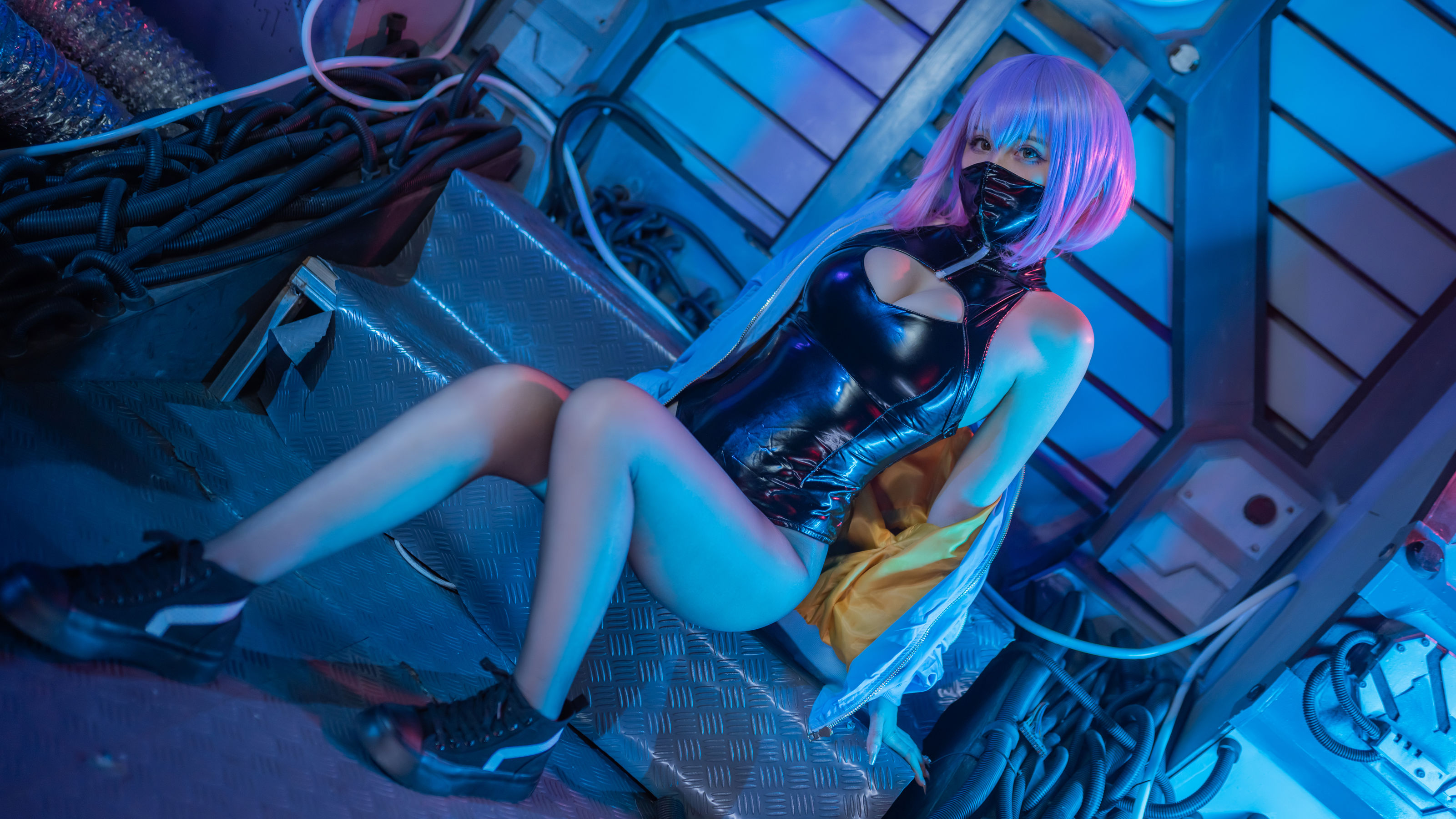 [网红COSER] 蜜蜜子Kimmie - Luna胶衣