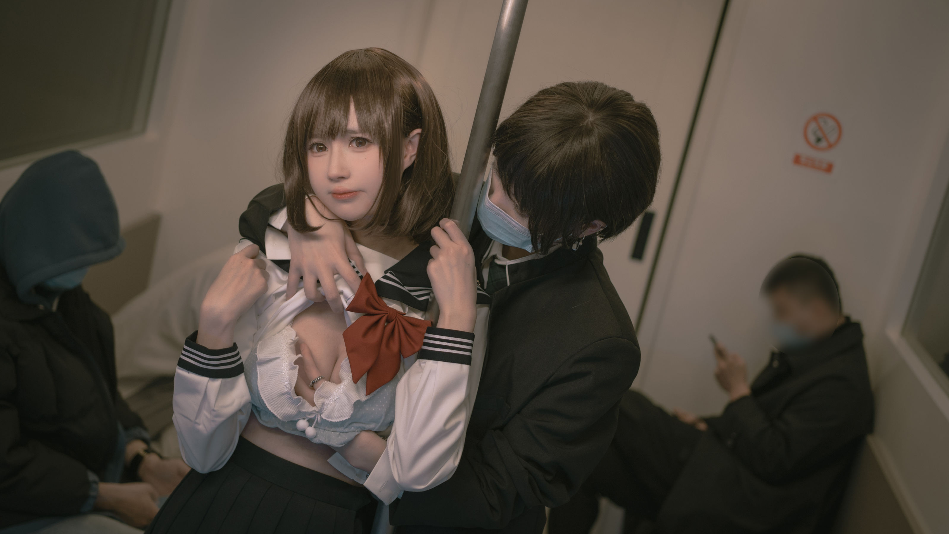 [网红COSER] 西园寺南歌写真 - 电车物语