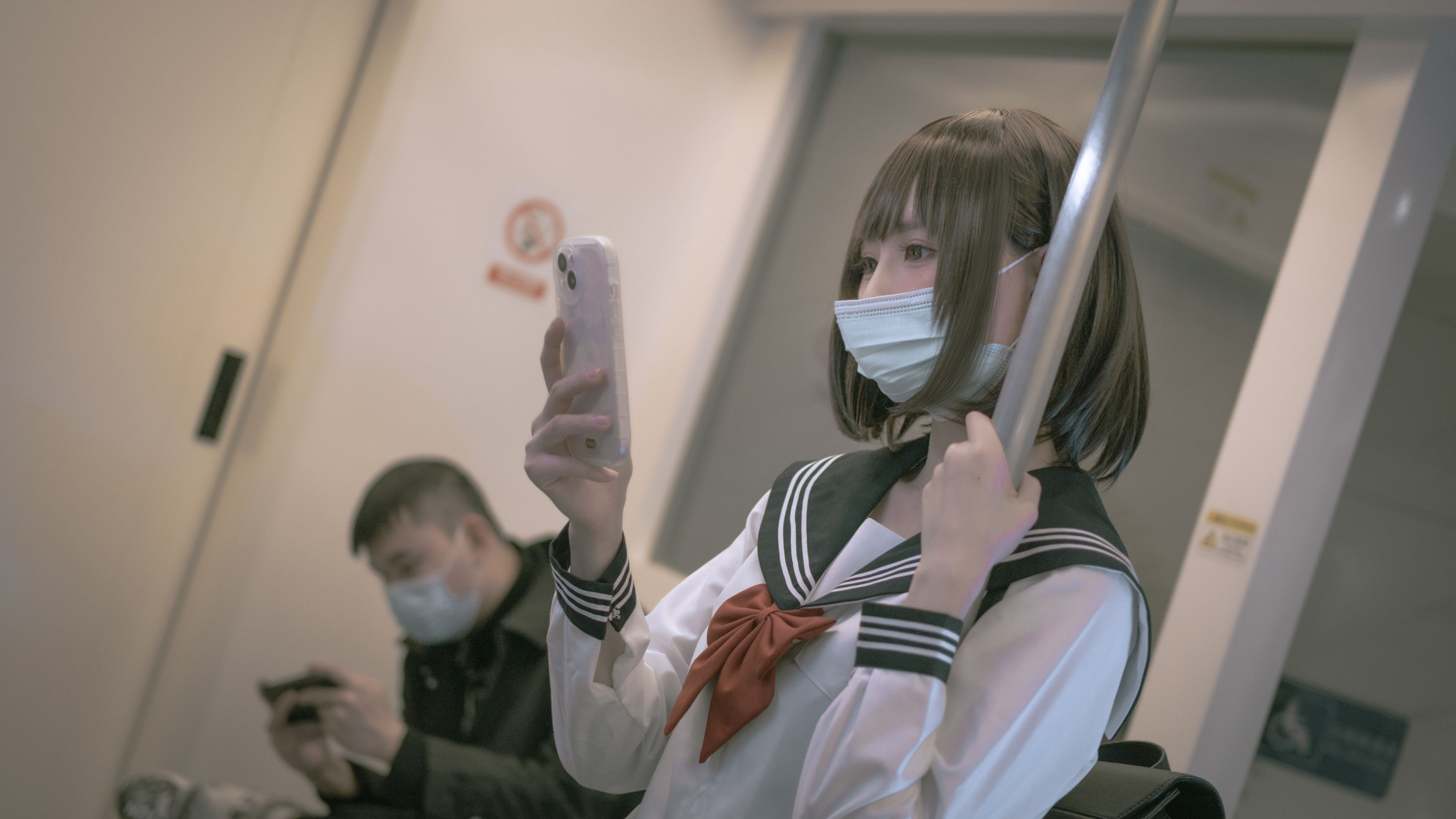 [网红COSER] 西园寺南歌写真 - 电车物语