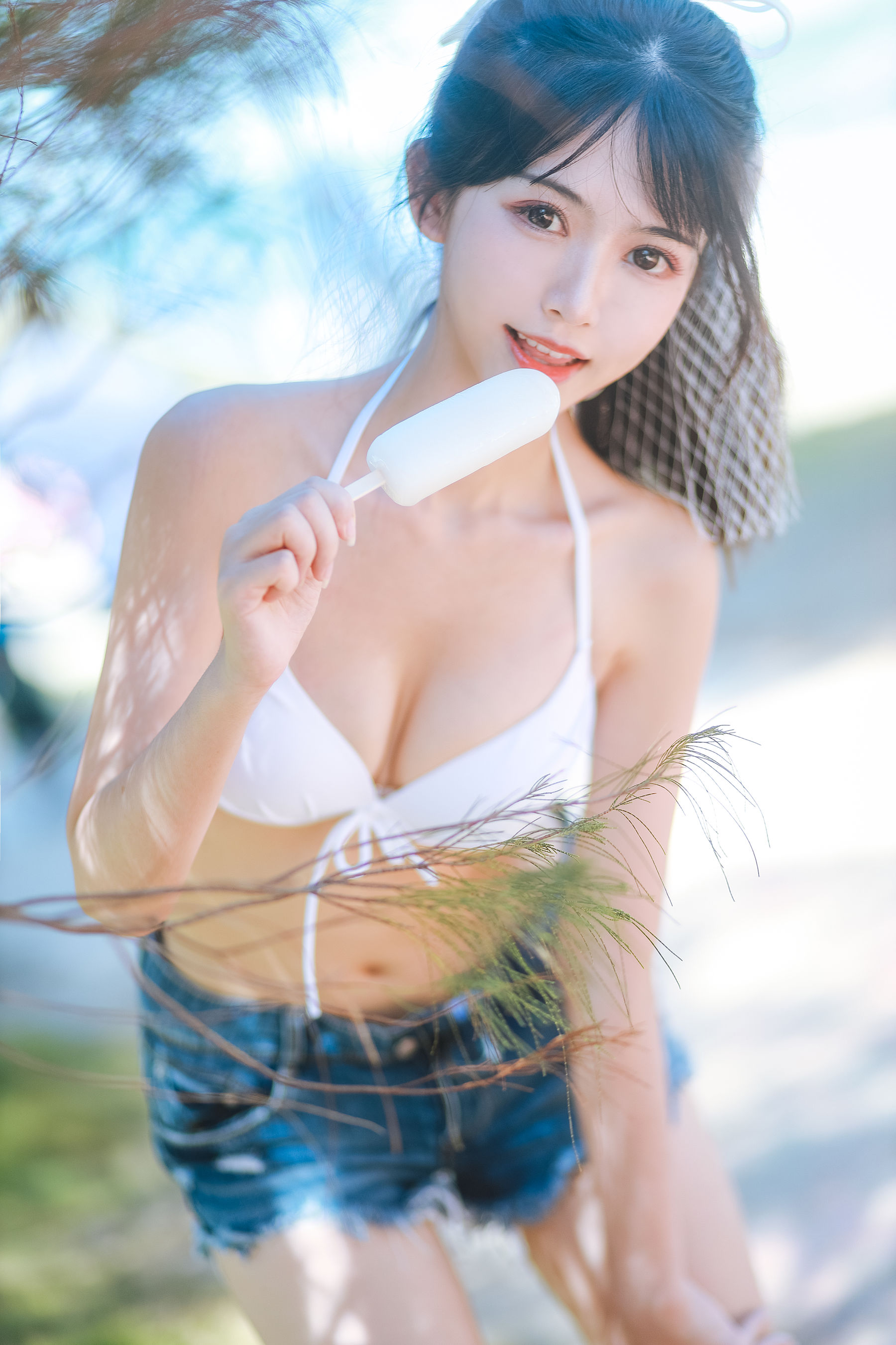 [网红COSER] 超人气Coser鳗鱼霏儿 - 海边