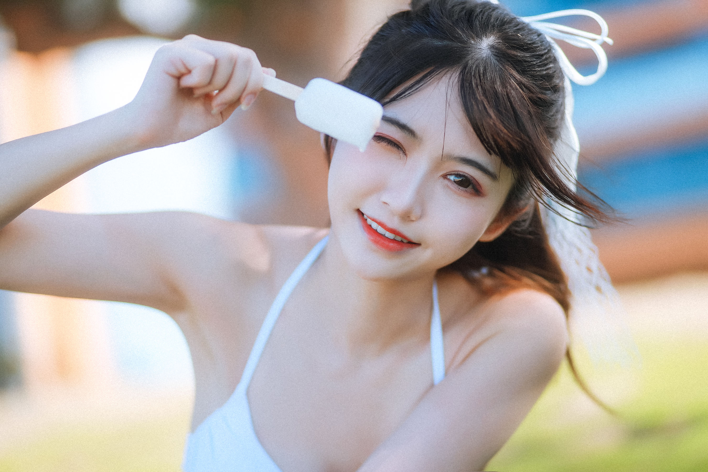 [网红COSER] 超人气Coser鳗鱼霏儿 - 海边