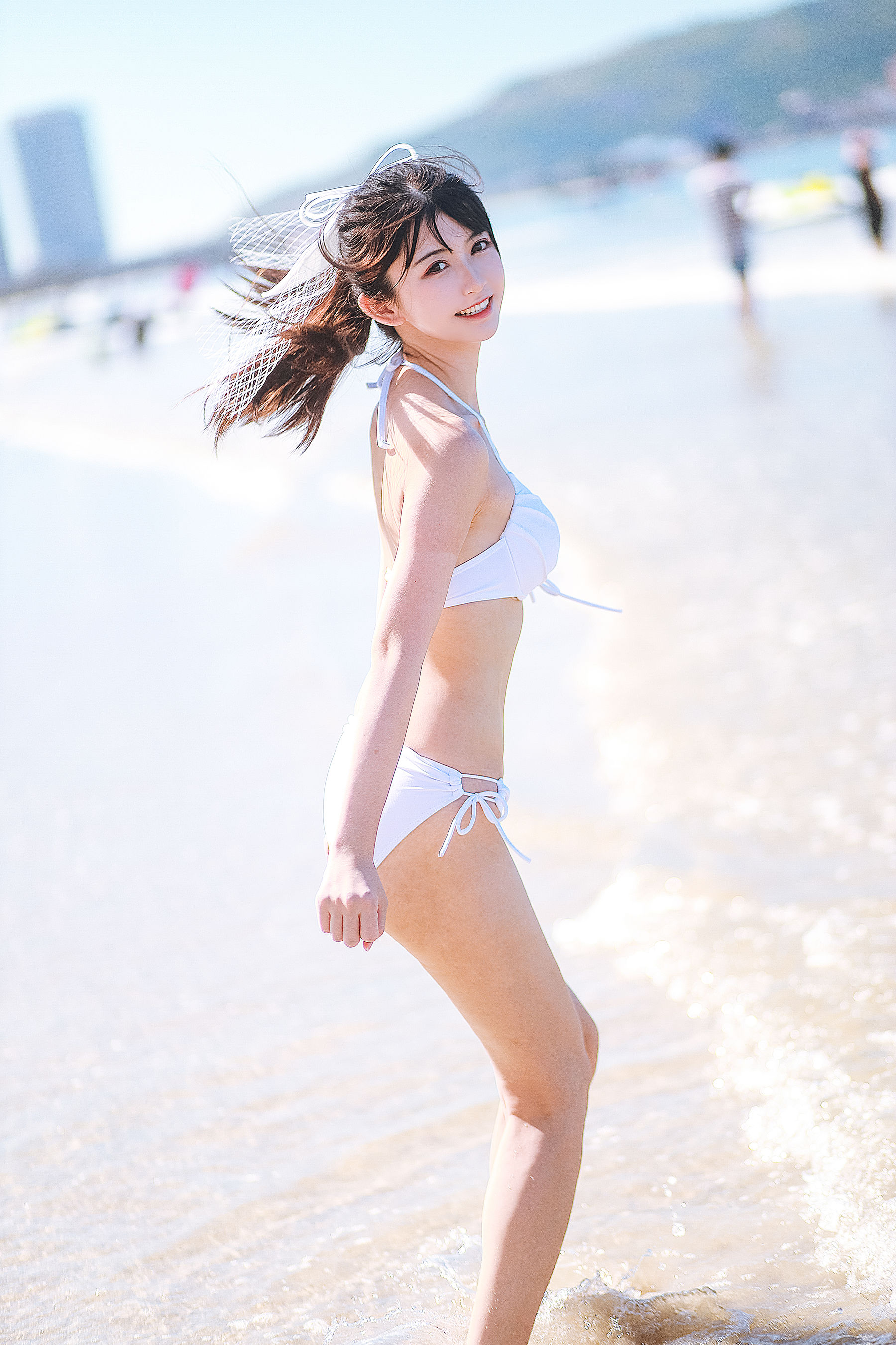 [网红COSER] 超人气Coser鳗鱼霏儿 - 海边