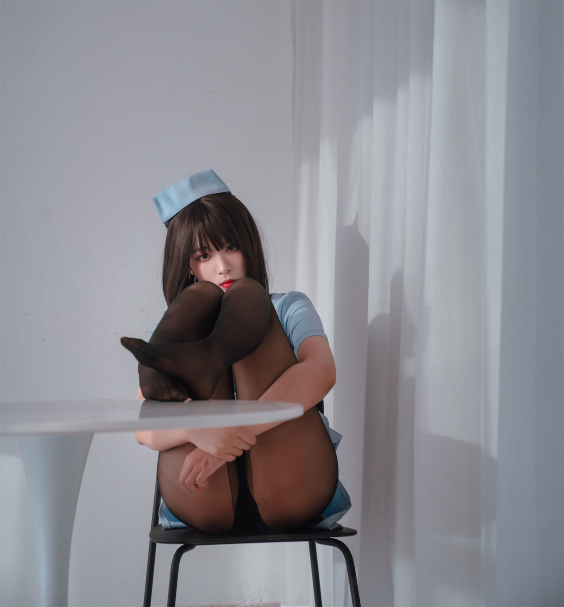 [网红COSER] 轩萧学姐 - 蓝色护士