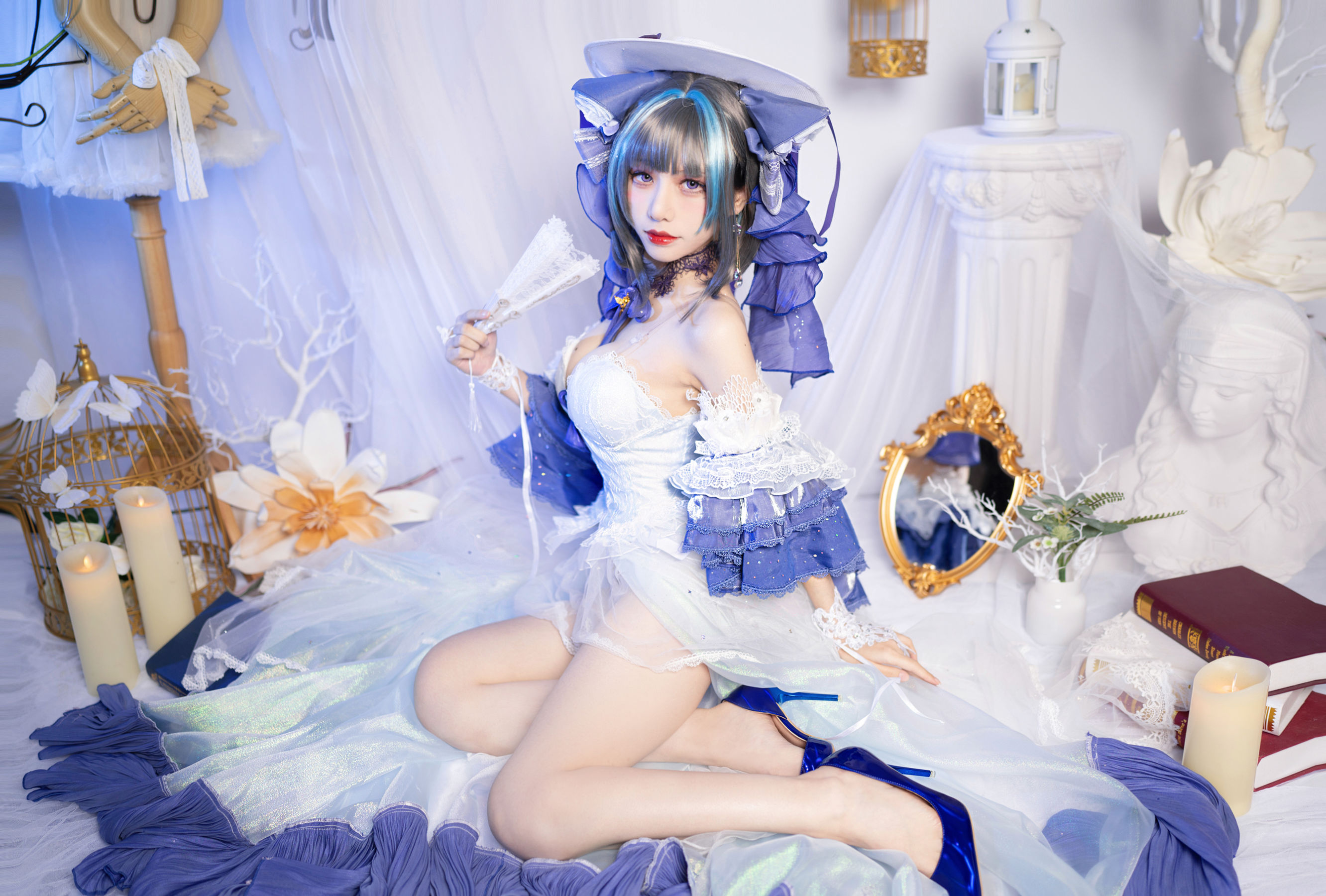 [网红COSER] 骨牙路子野 - 一月舰长 柴郡