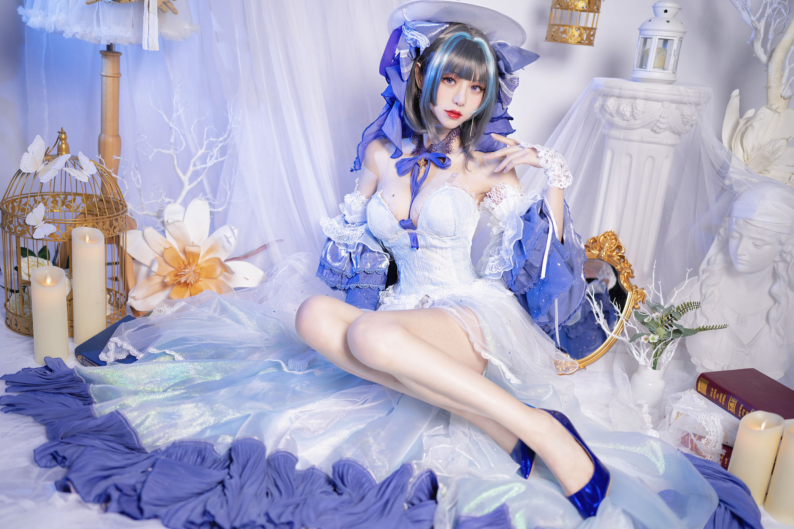 [网红COSER] 骨牙路子野 - 一月舰长 柴郡
