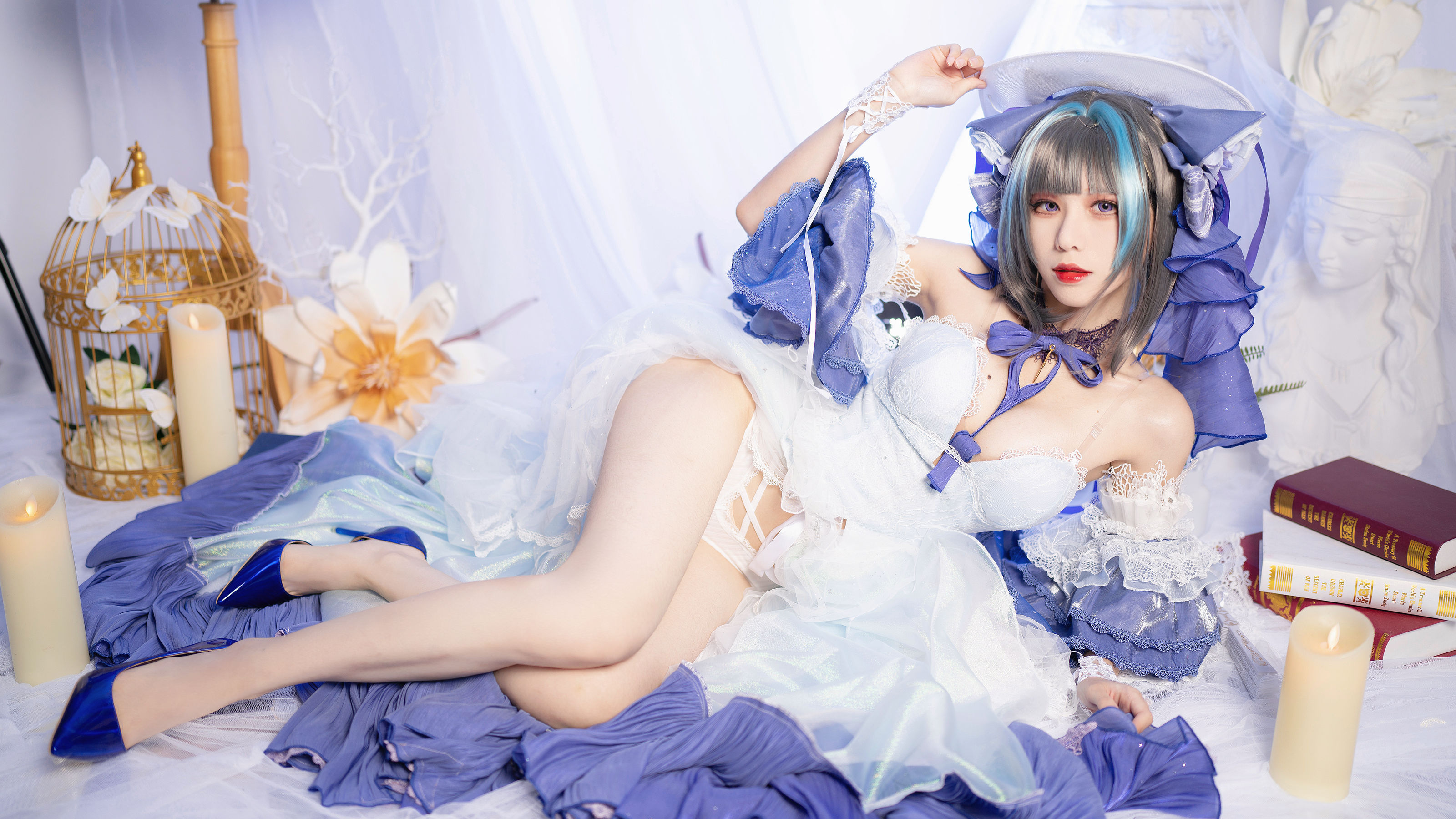 [网红COSER] 骨牙路子野 - 一月舰长 柴郡