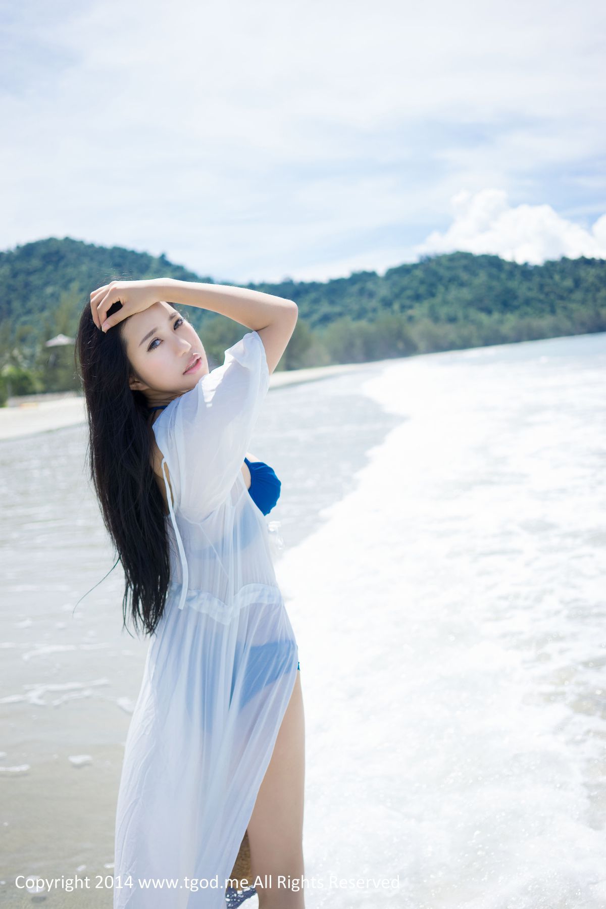 绮里嘉Ula《沙滩仙子》[TGOD推女神] 写真集