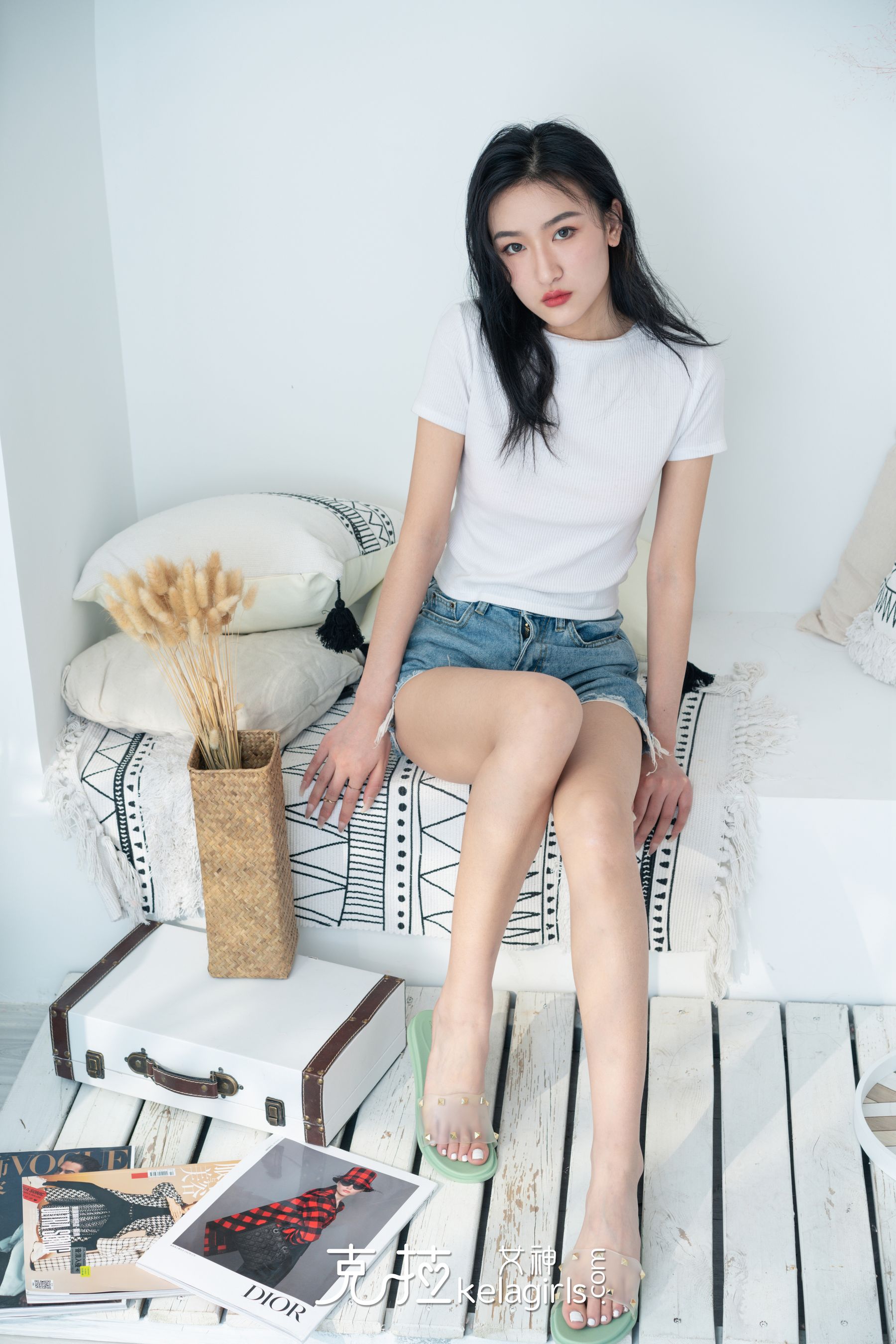 [克拉女神Kelagirls]  燕妮 简约凉拖
