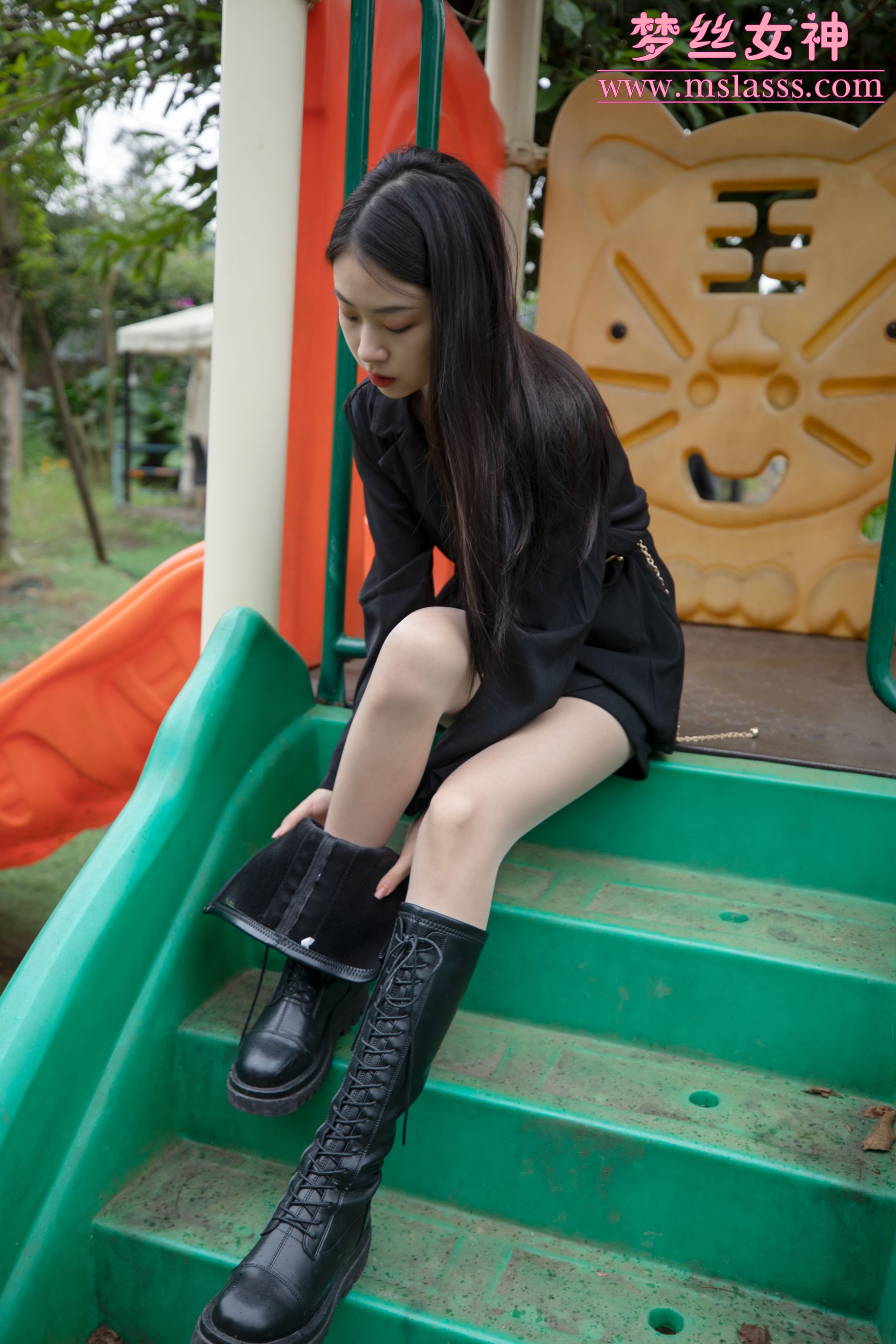 [梦丝女神MSLASS] 娜贝儿 新模超细腿