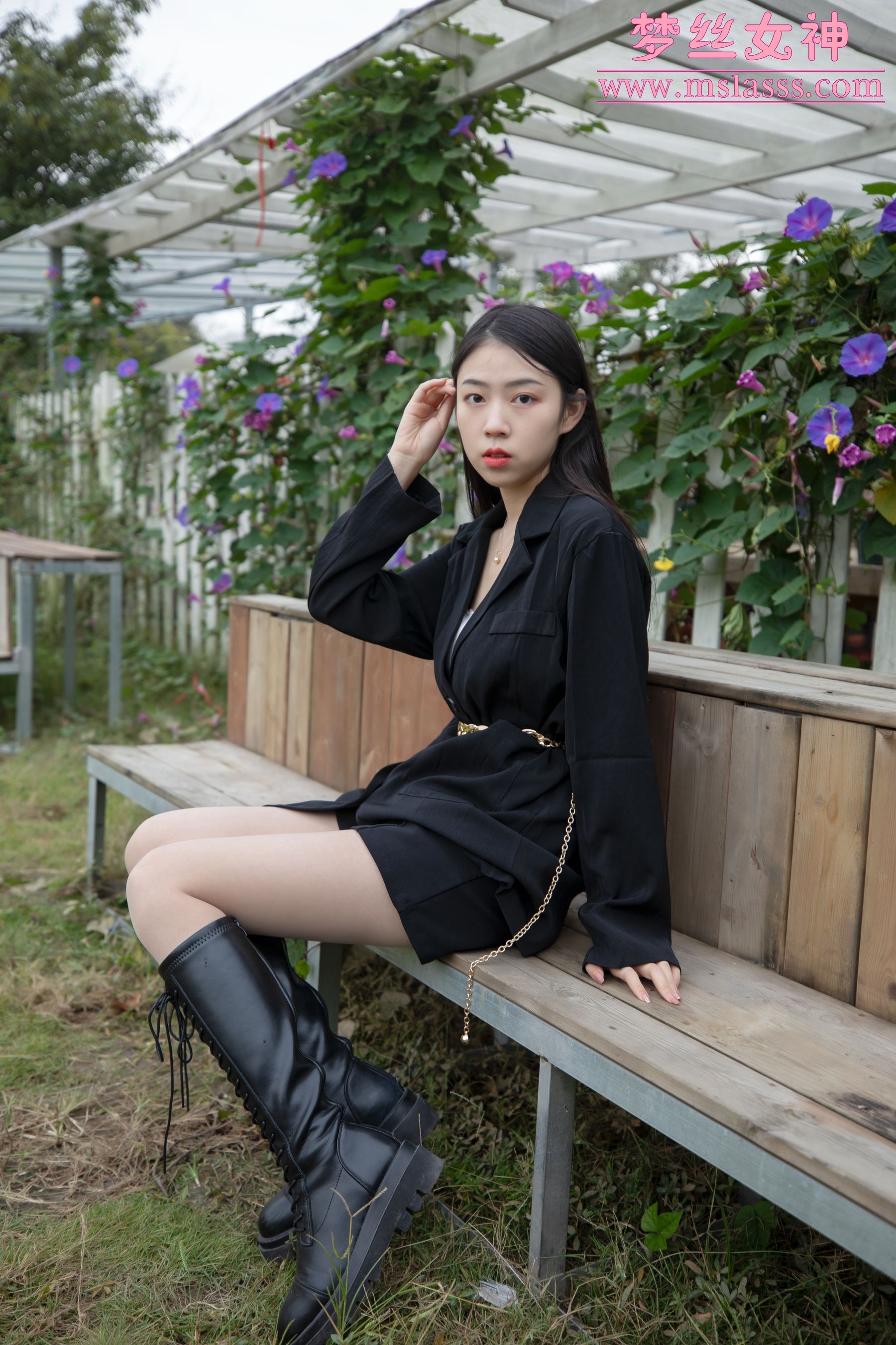 [梦丝女神MSLASS] 娜贝儿 新模超细腿