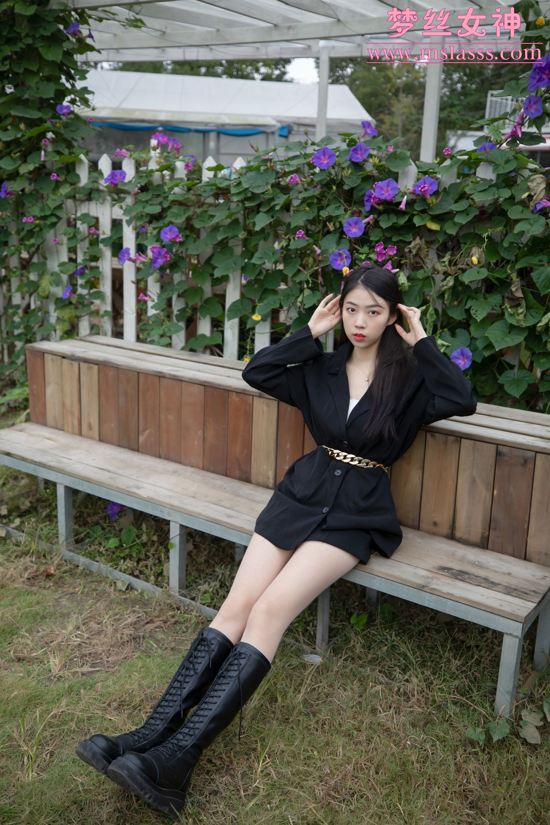 [梦丝女神MSLASS] 娜贝儿 新模超细腿