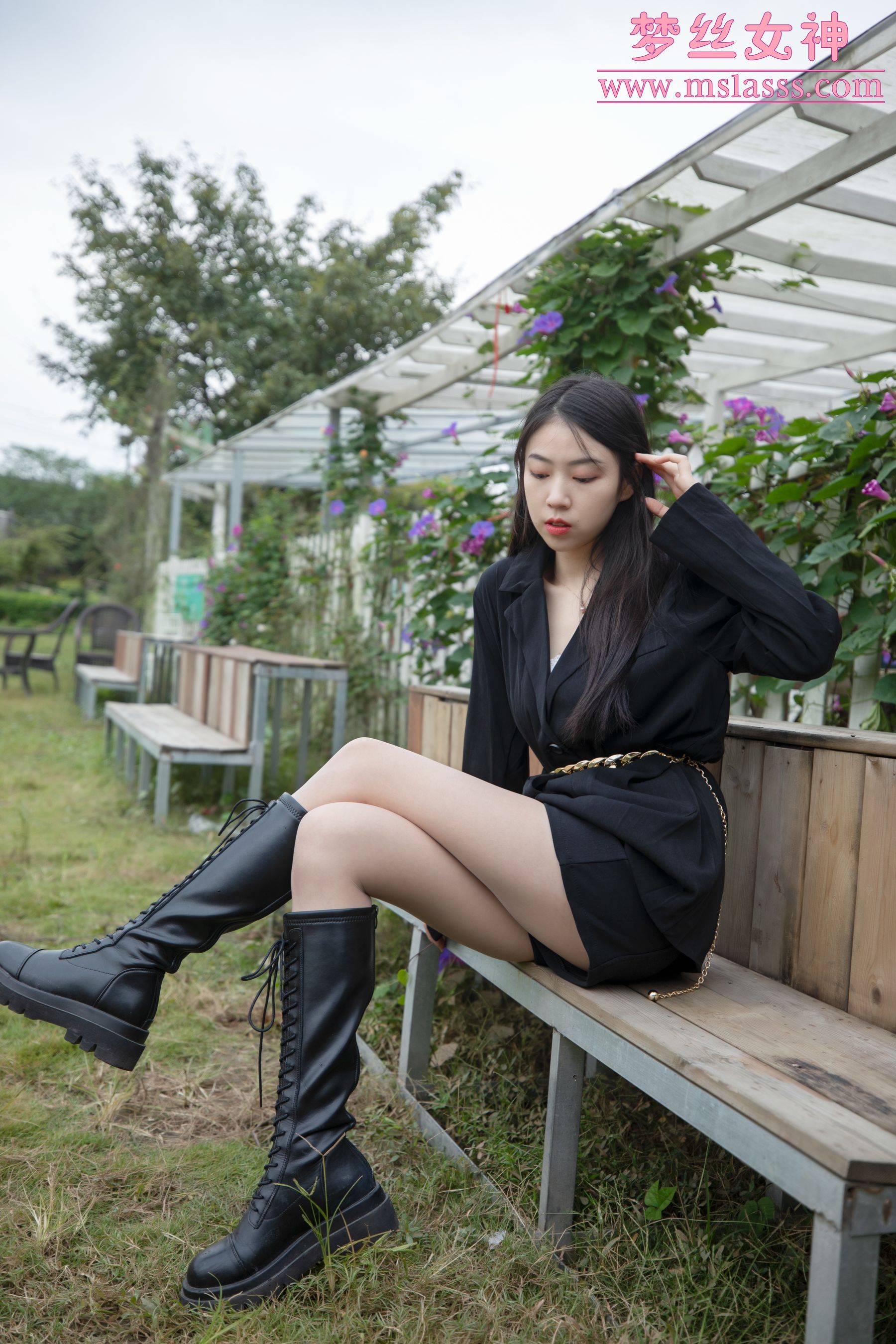 [梦丝女神MSLASS] 娜贝儿 新模超细腿