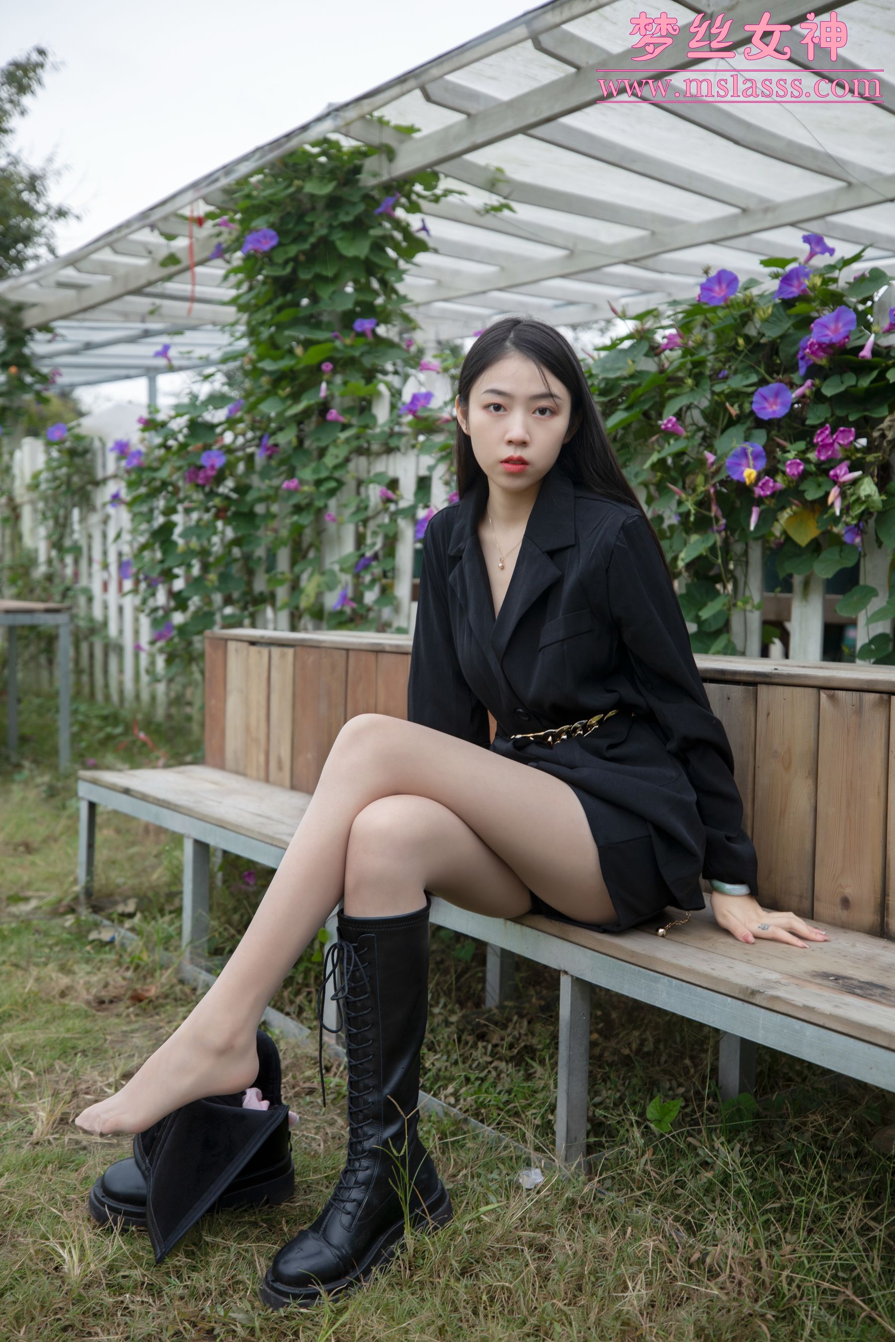 [梦丝女神MSLASS] 娜贝儿 新模超细腿