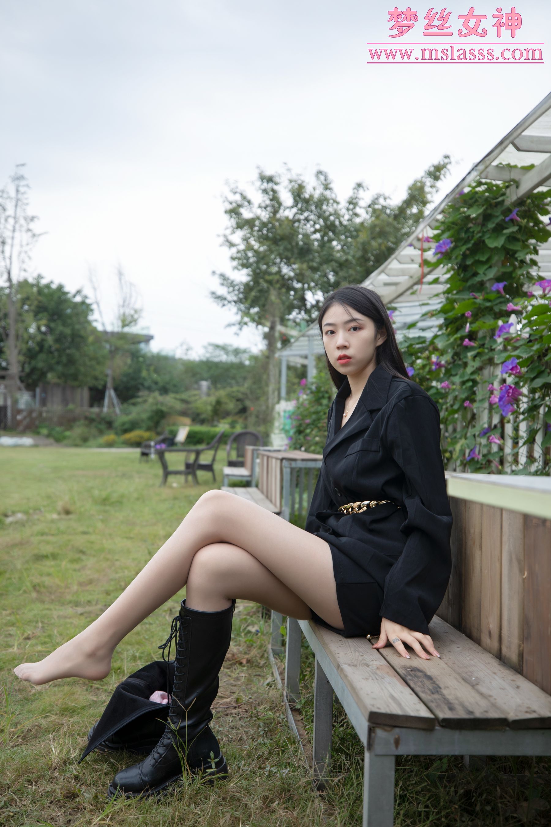 [梦丝女神MSLASS] 娜贝儿 新模超细腿