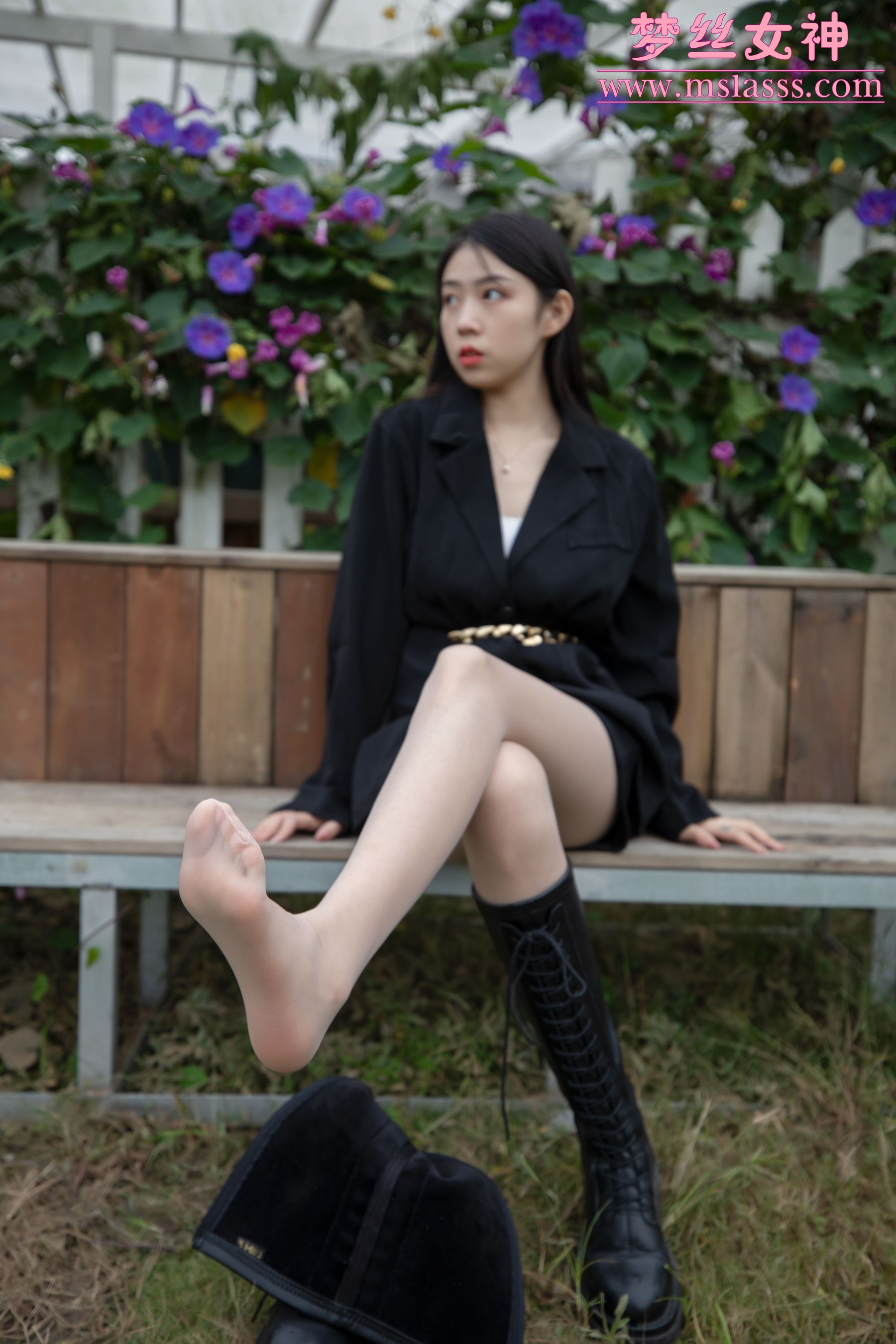 [梦丝女神MSLASS] 娜贝儿 新模超细腿