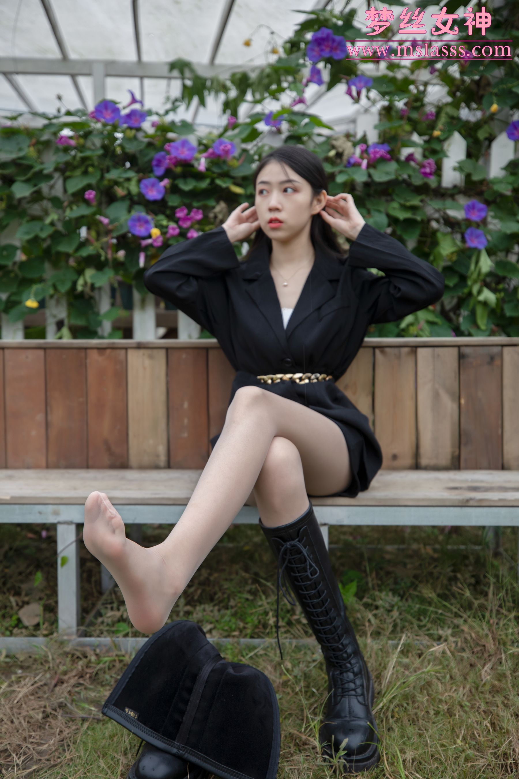 [梦丝女神MSLASS] 娜贝儿 新模超细腿