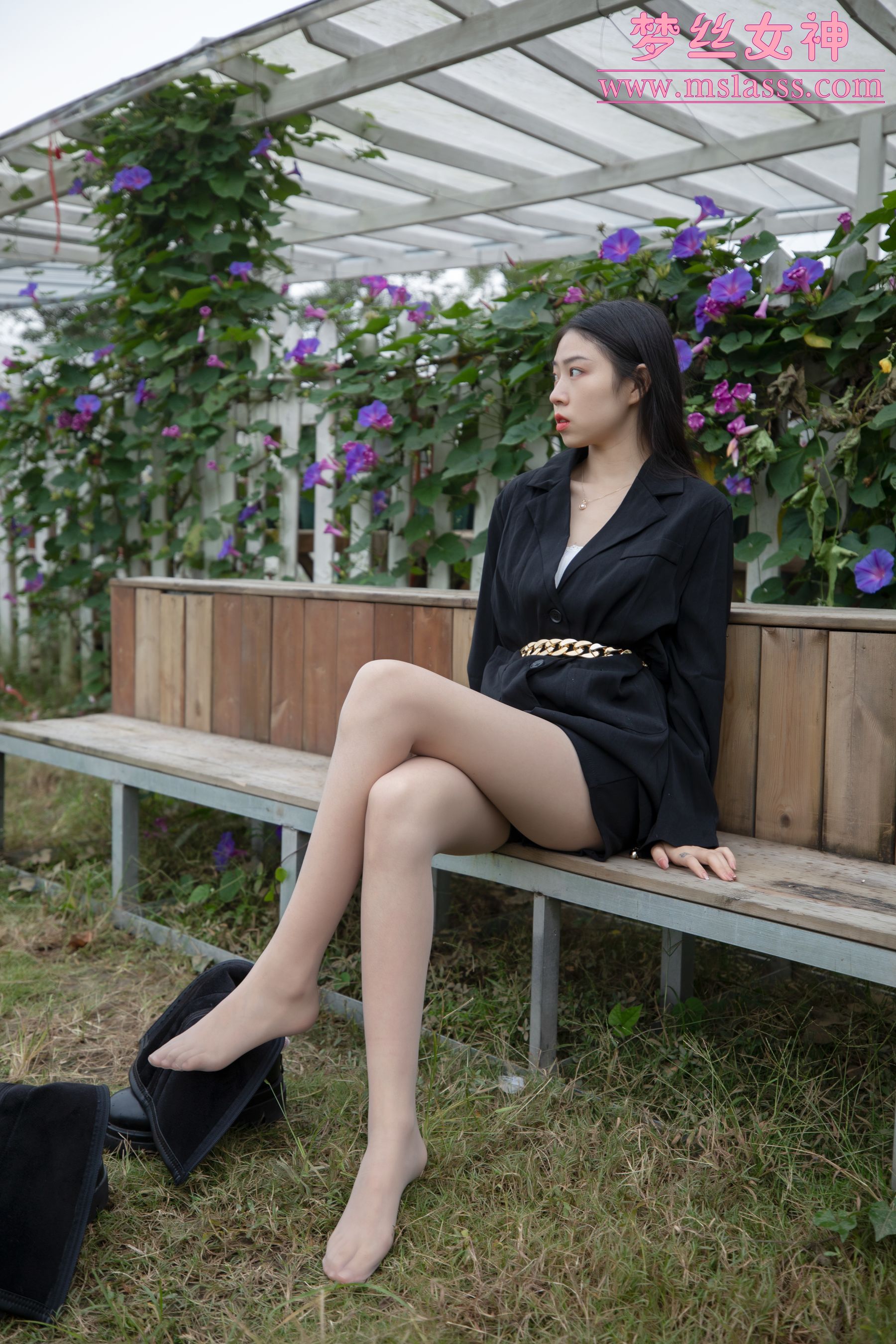 [梦丝女神MSLASS] 娜贝儿 新模超细腿