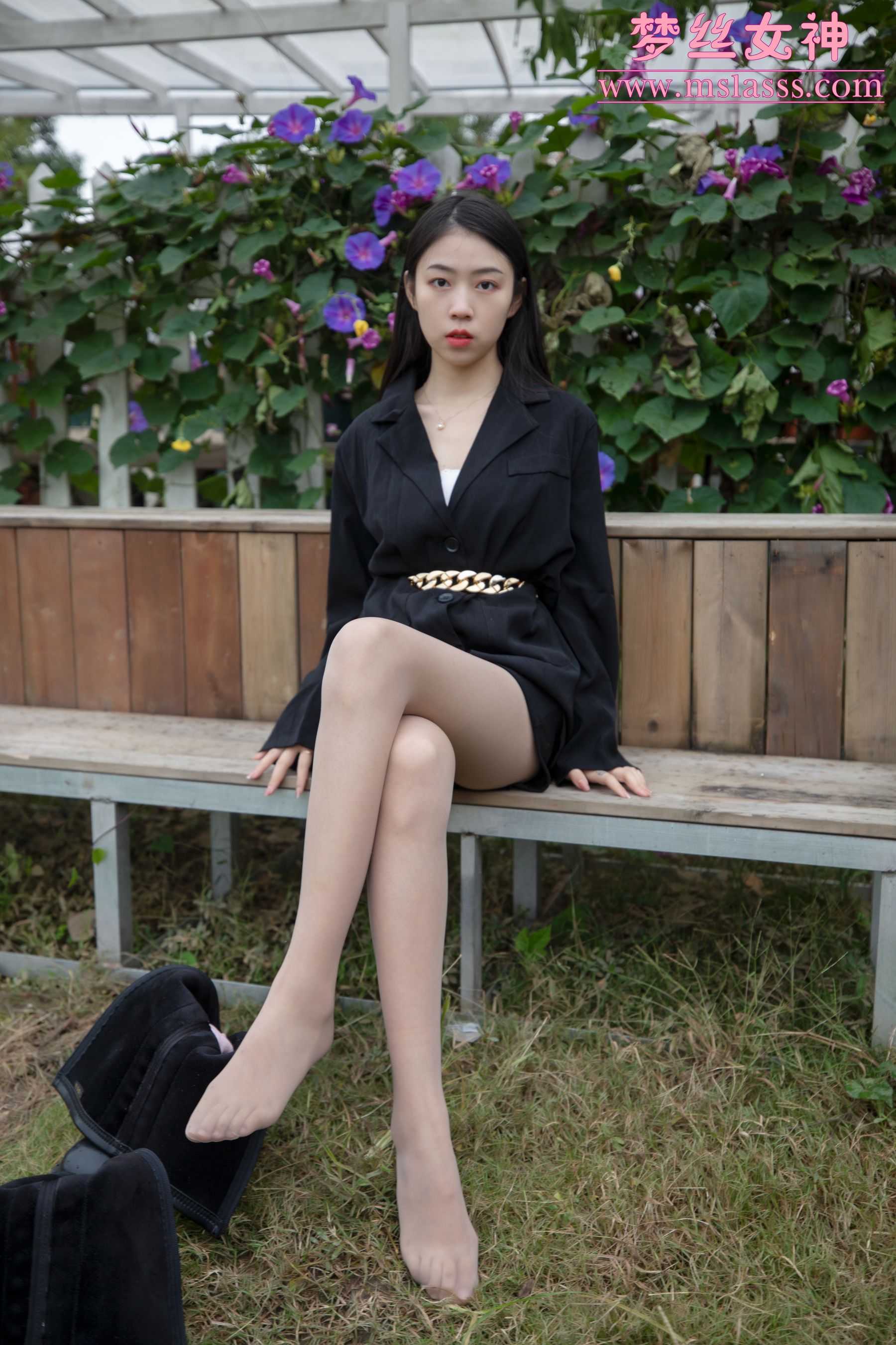 [梦丝女神MSLASS] 娜贝儿 新模超细腿