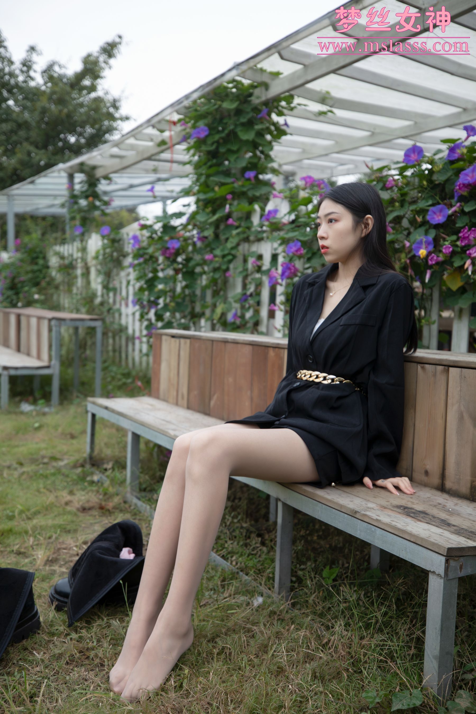 [梦丝女神MSLASS] 娜贝儿 新模超细腿