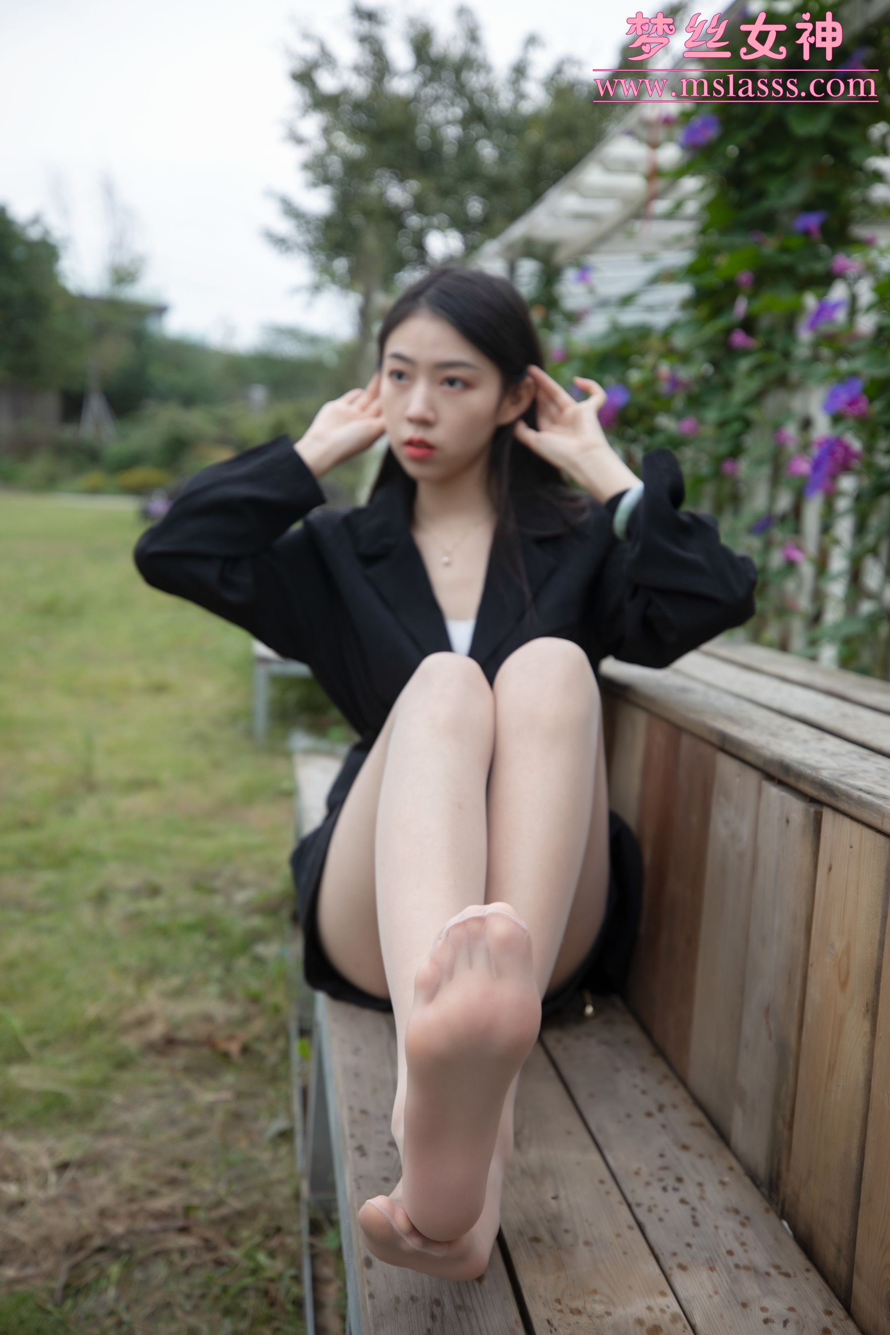 [梦丝女神MSLASS] 娜贝儿 新模超细腿