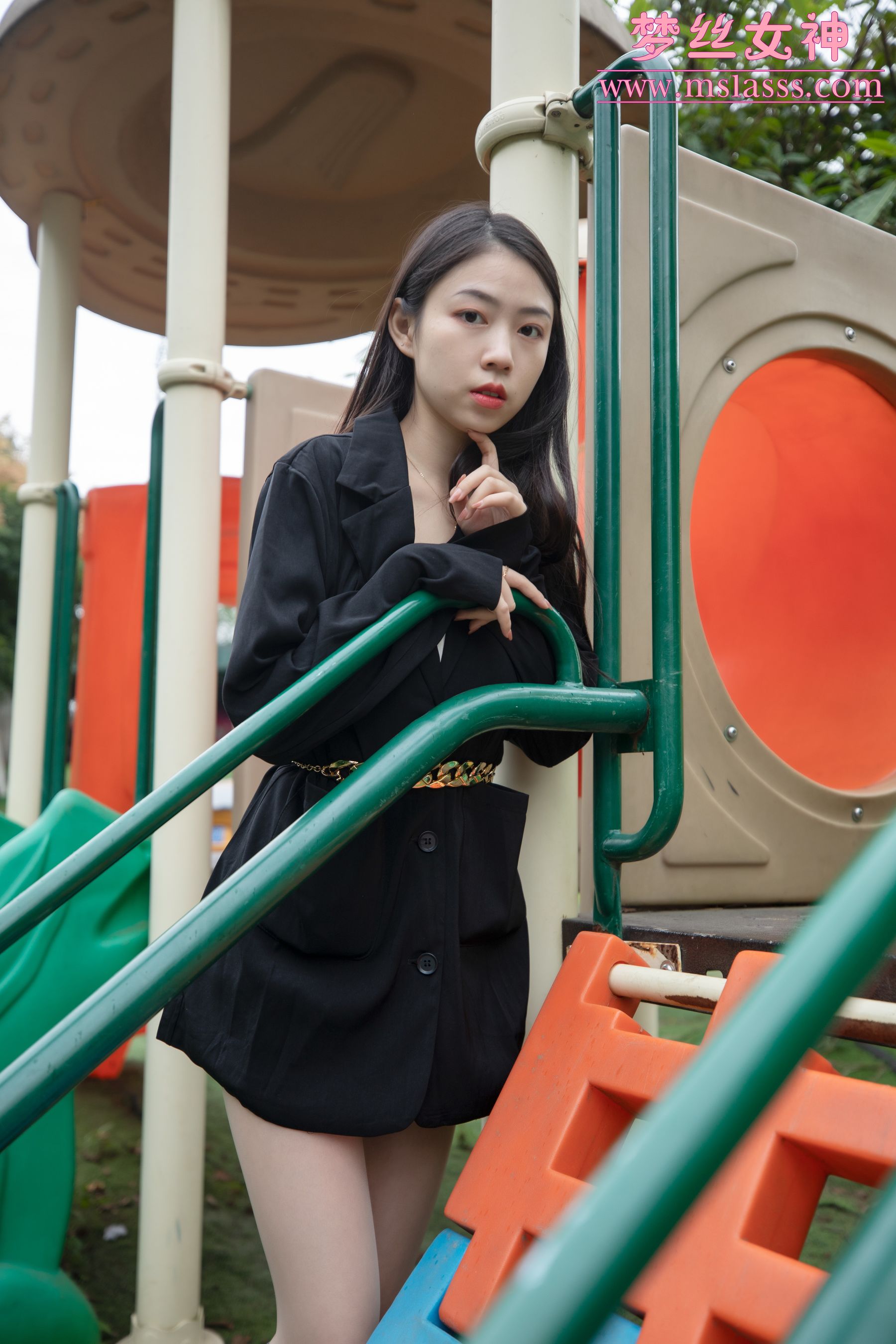 [梦丝女神MSLASS] 娜贝儿 新模超细腿