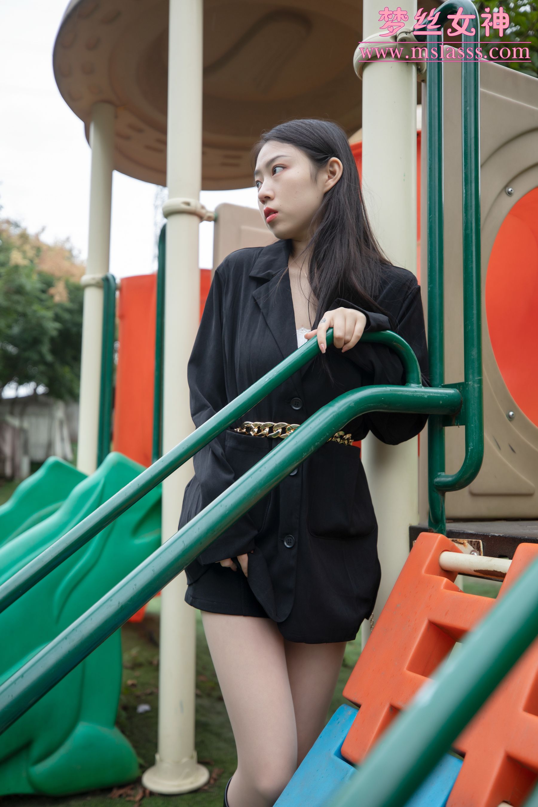 [梦丝女神MSLASS] 娜贝儿 新模超细腿