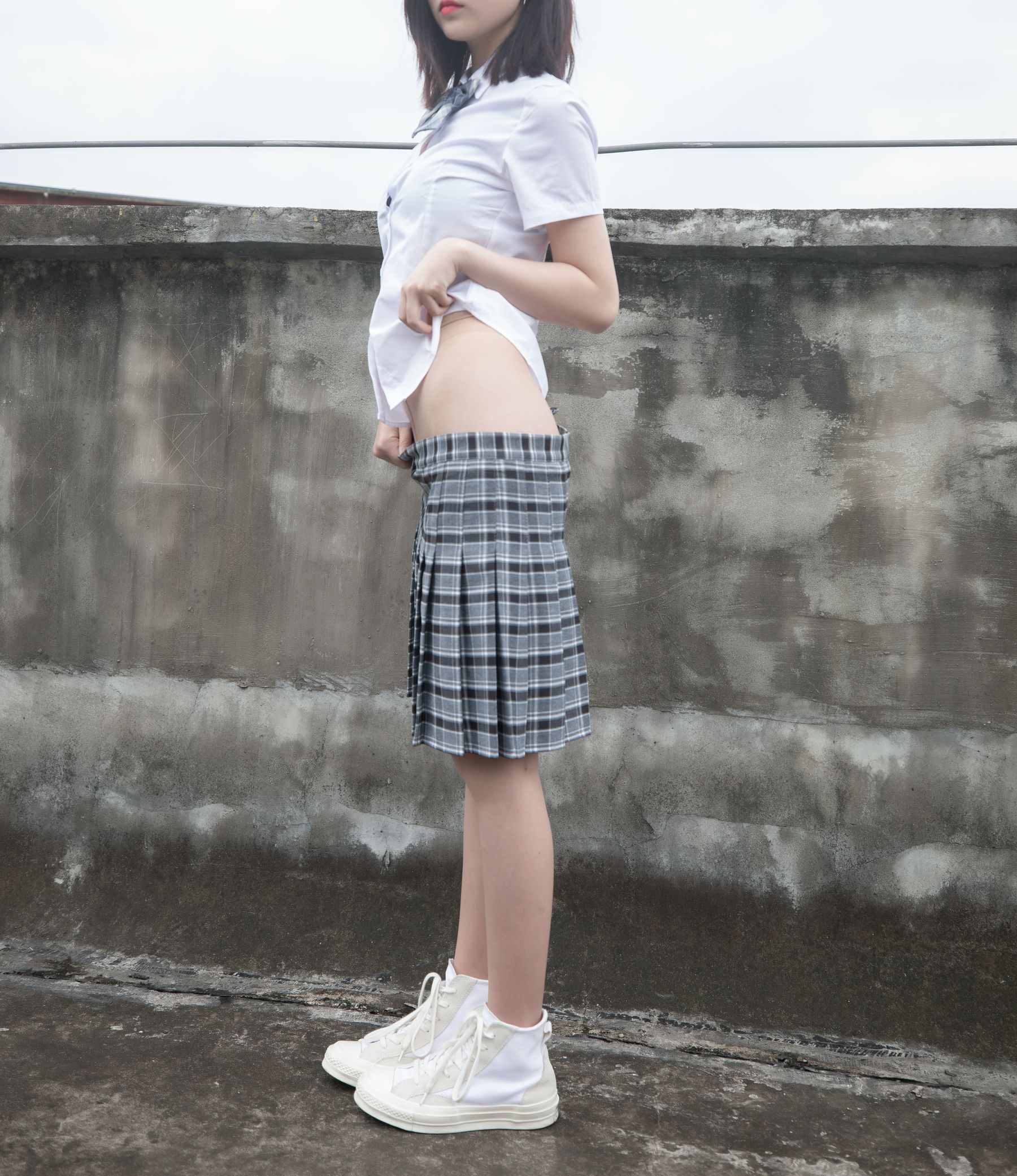 [梦丝女神MSLASS] 子然 天台JK