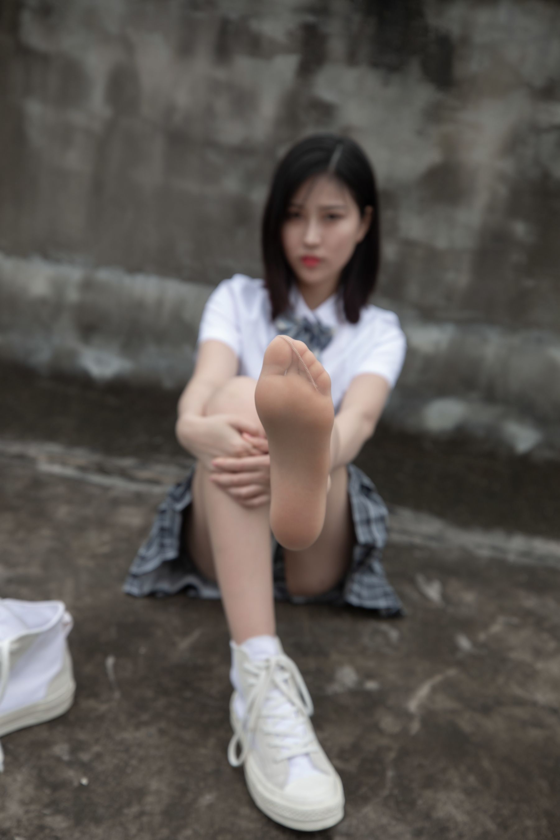 [梦丝女神MSLASS] 子然 天台JK