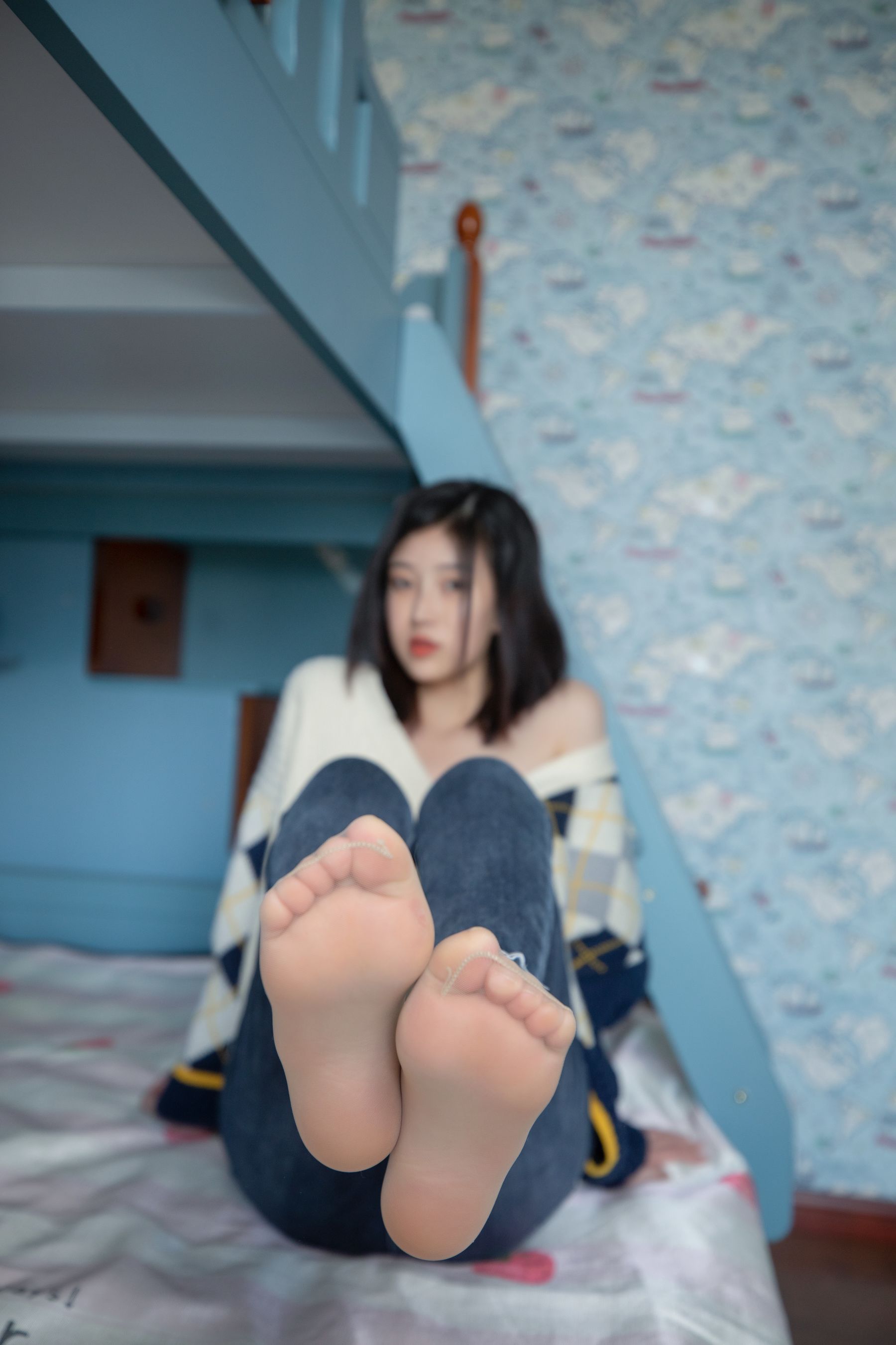 [梦丝女神MSLASS] 子然 毛衣也性感