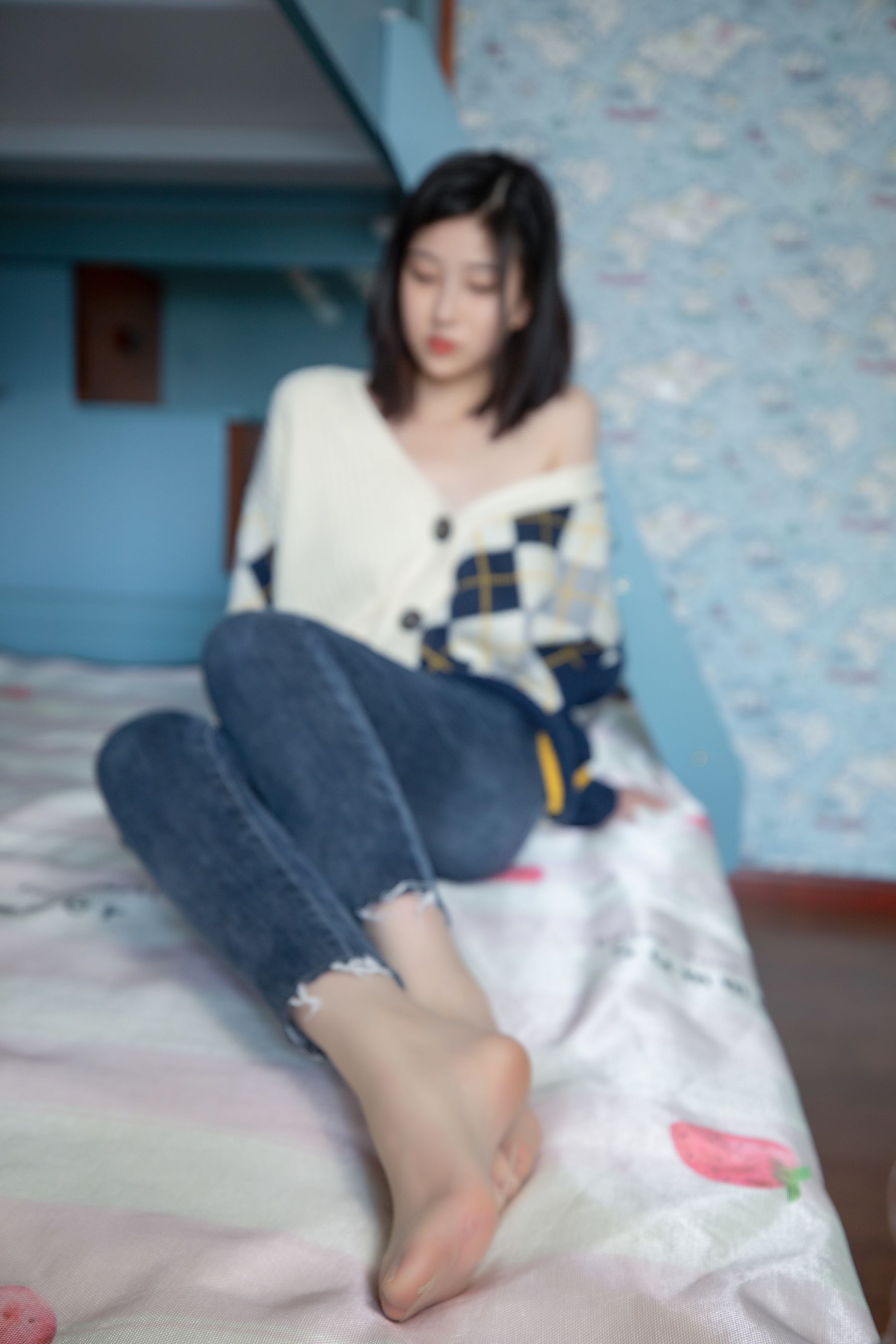 [梦丝女神MSLASS] 子然 毛衣也性感