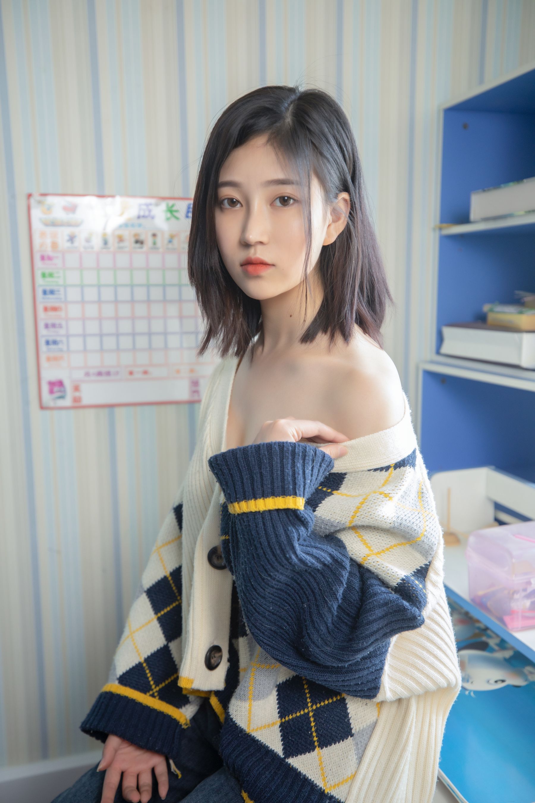 [梦丝女神MSLASS] 子然 毛衣也性感