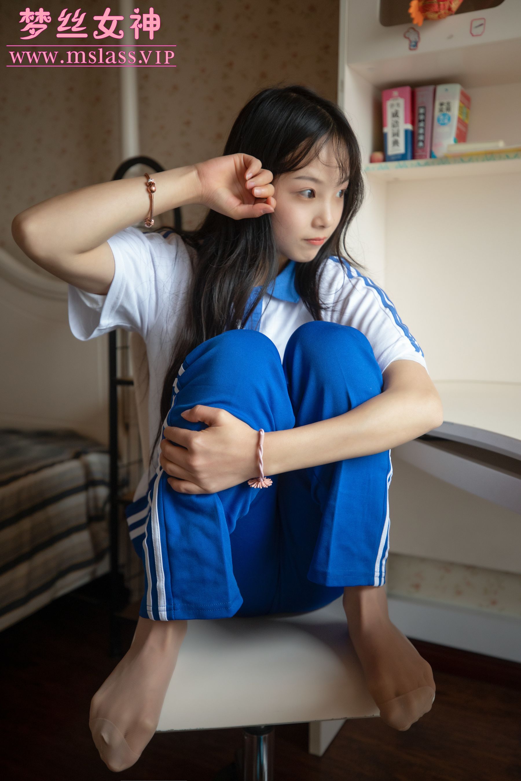 [梦丝女神MSLASS] 灵唯 蓝色校服(全)