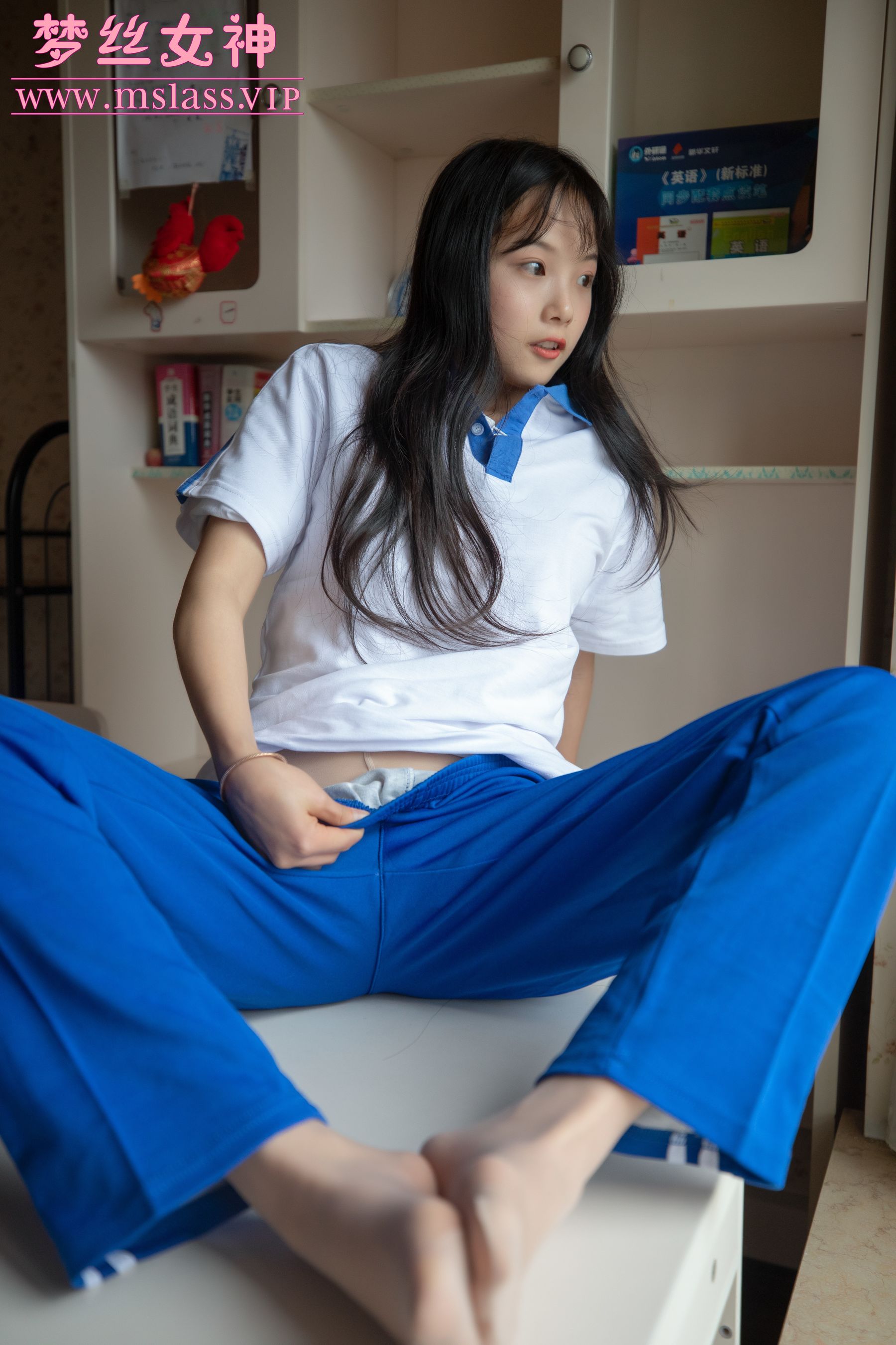 [梦丝女神MSLASS] 灵唯 蓝色校服(全)