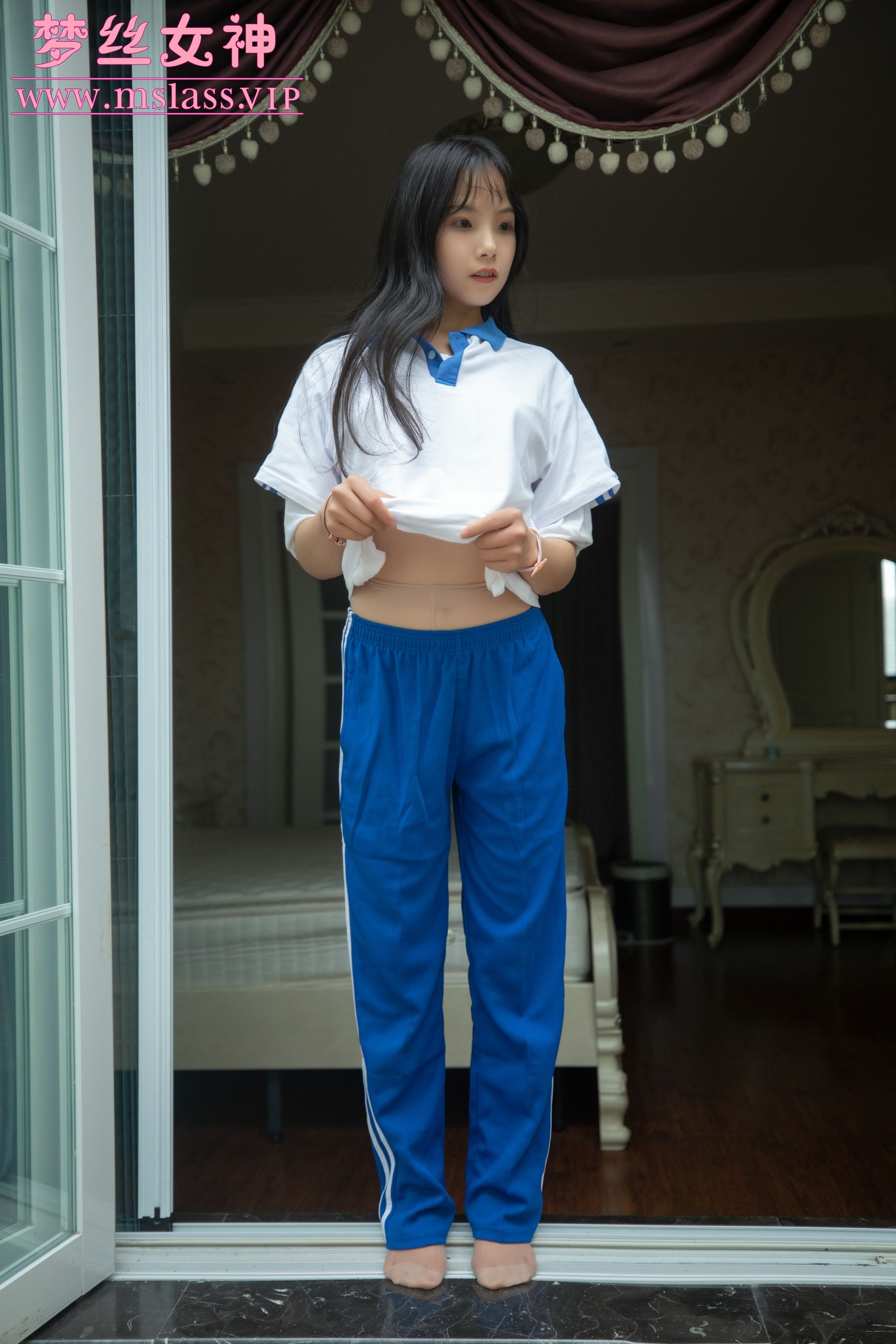 [梦丝女神MSLASS] 灵唯 蓝色校服(全)