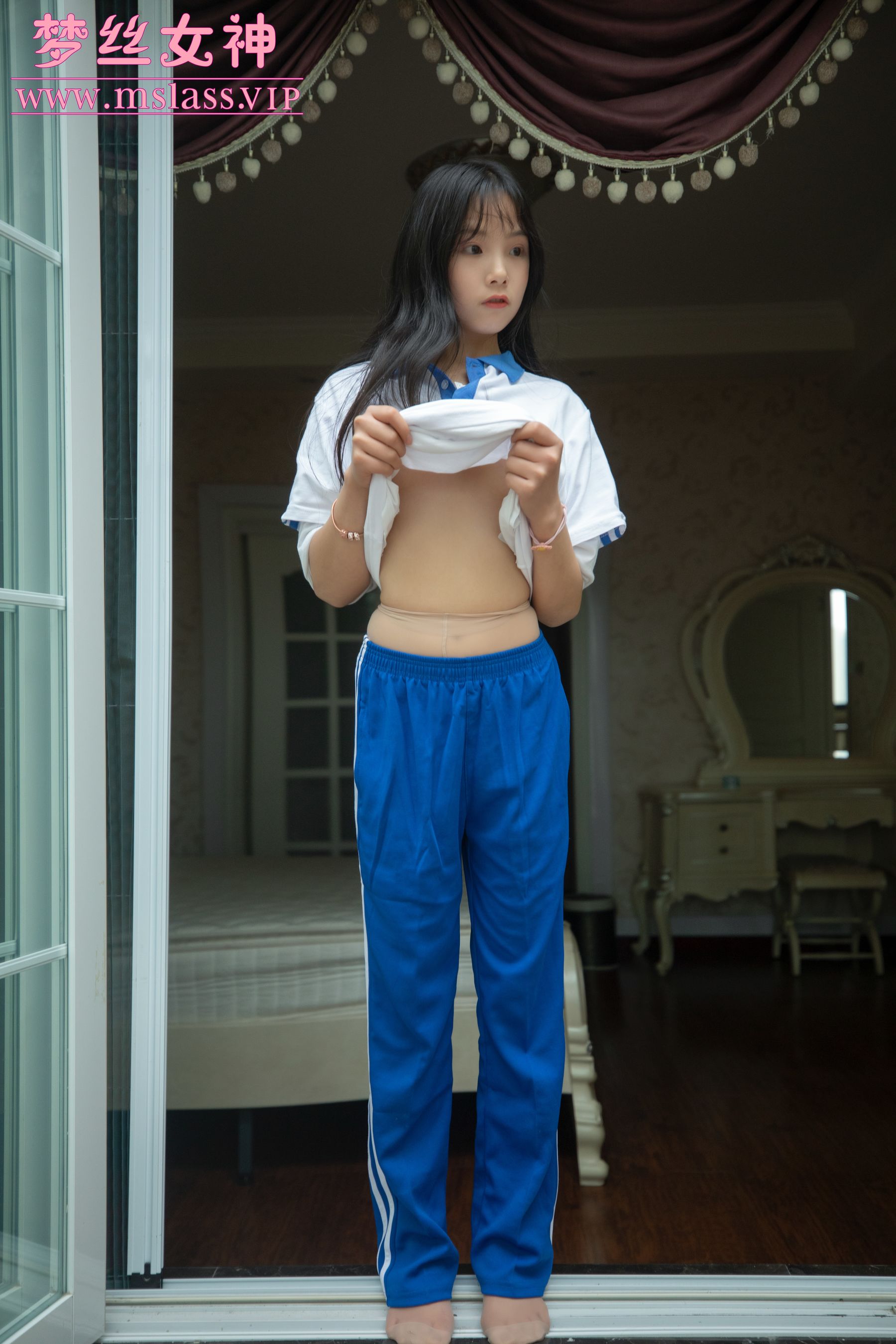[梦丝女神MSLASS] 灵唯 蓝色校服(全)