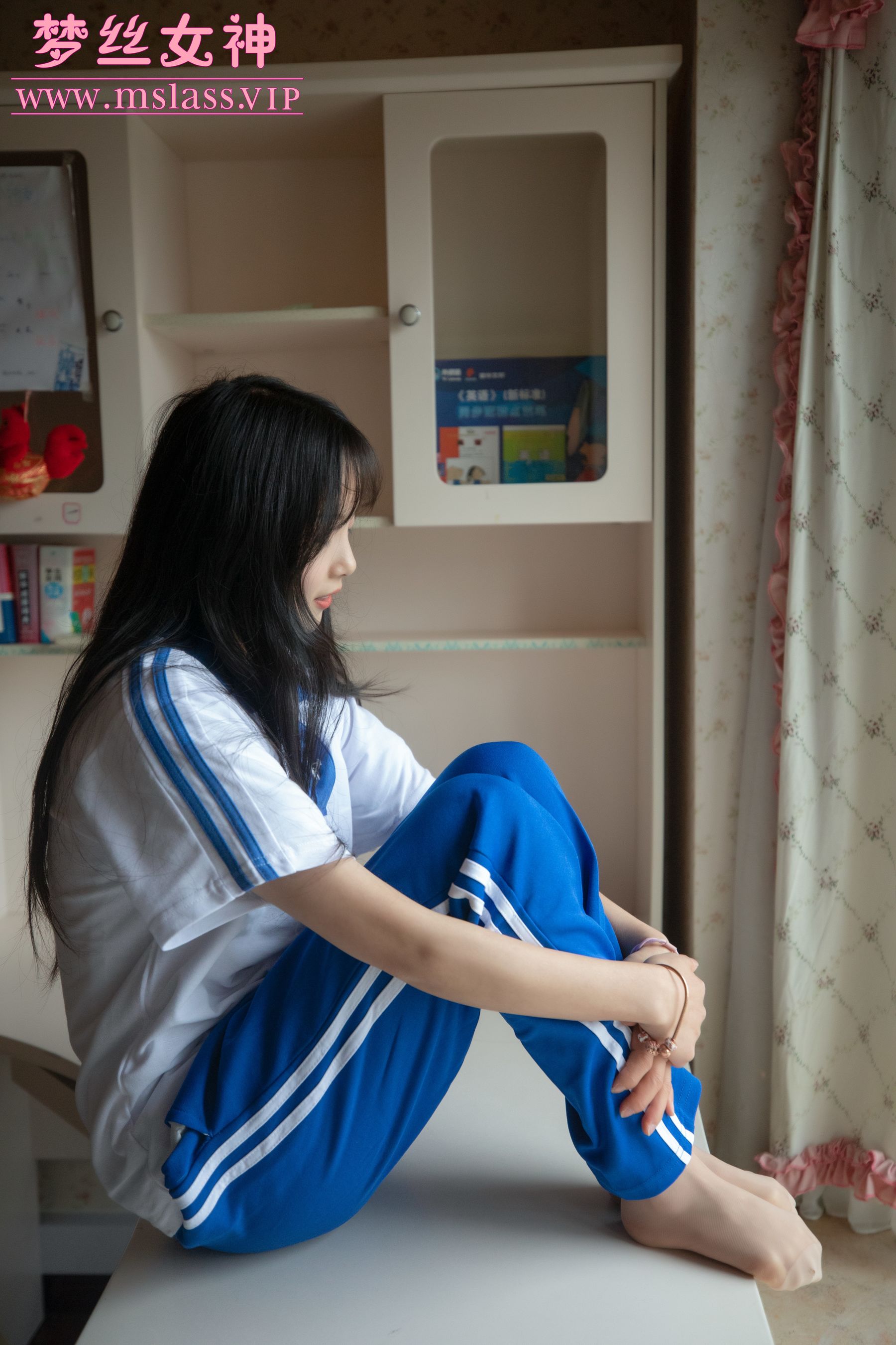 [梦丝女神MSLASS] 灵唯 蓝色校服(全)