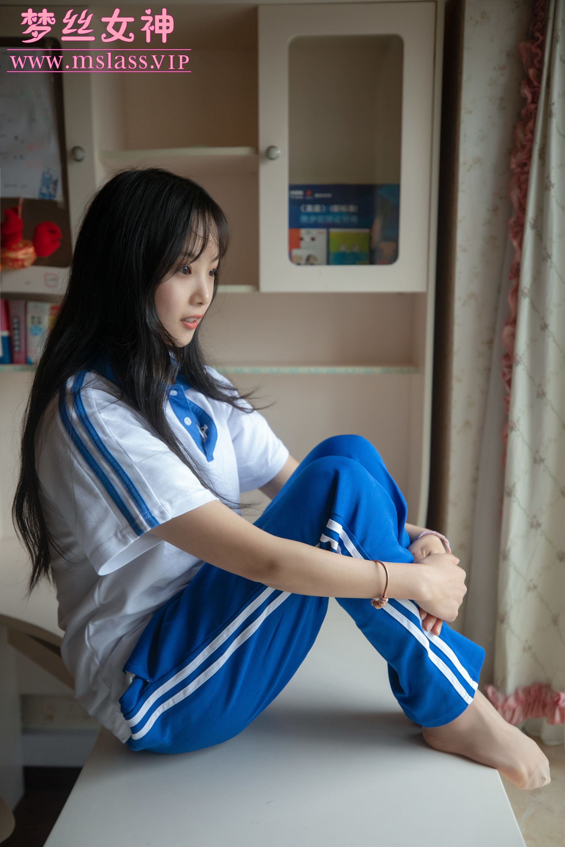 [梦丝女神MSLASS] 灵唯 蓝色校服(全)