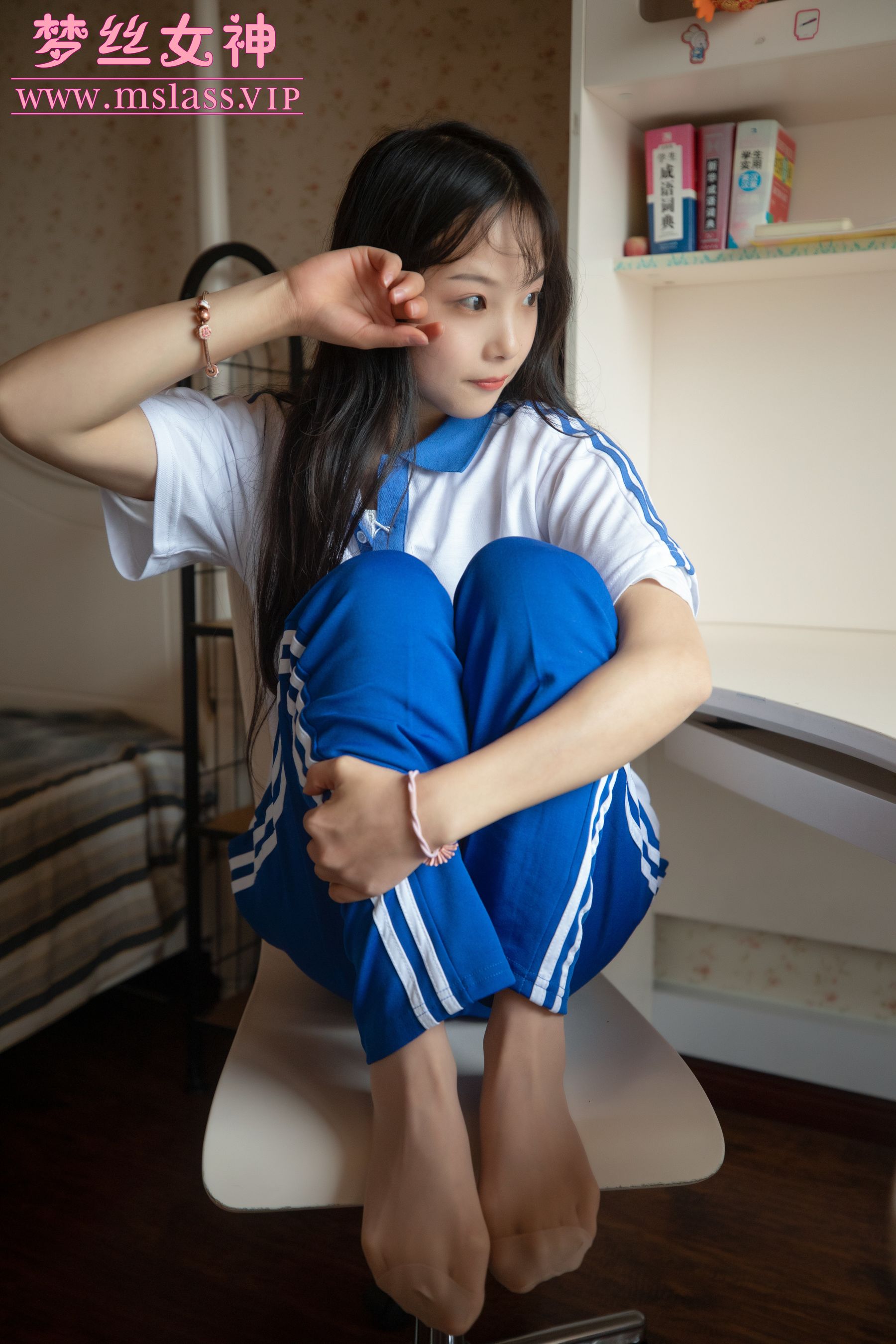 [梦丝女神MSLASS] 灵唯 蓝色校服(全)