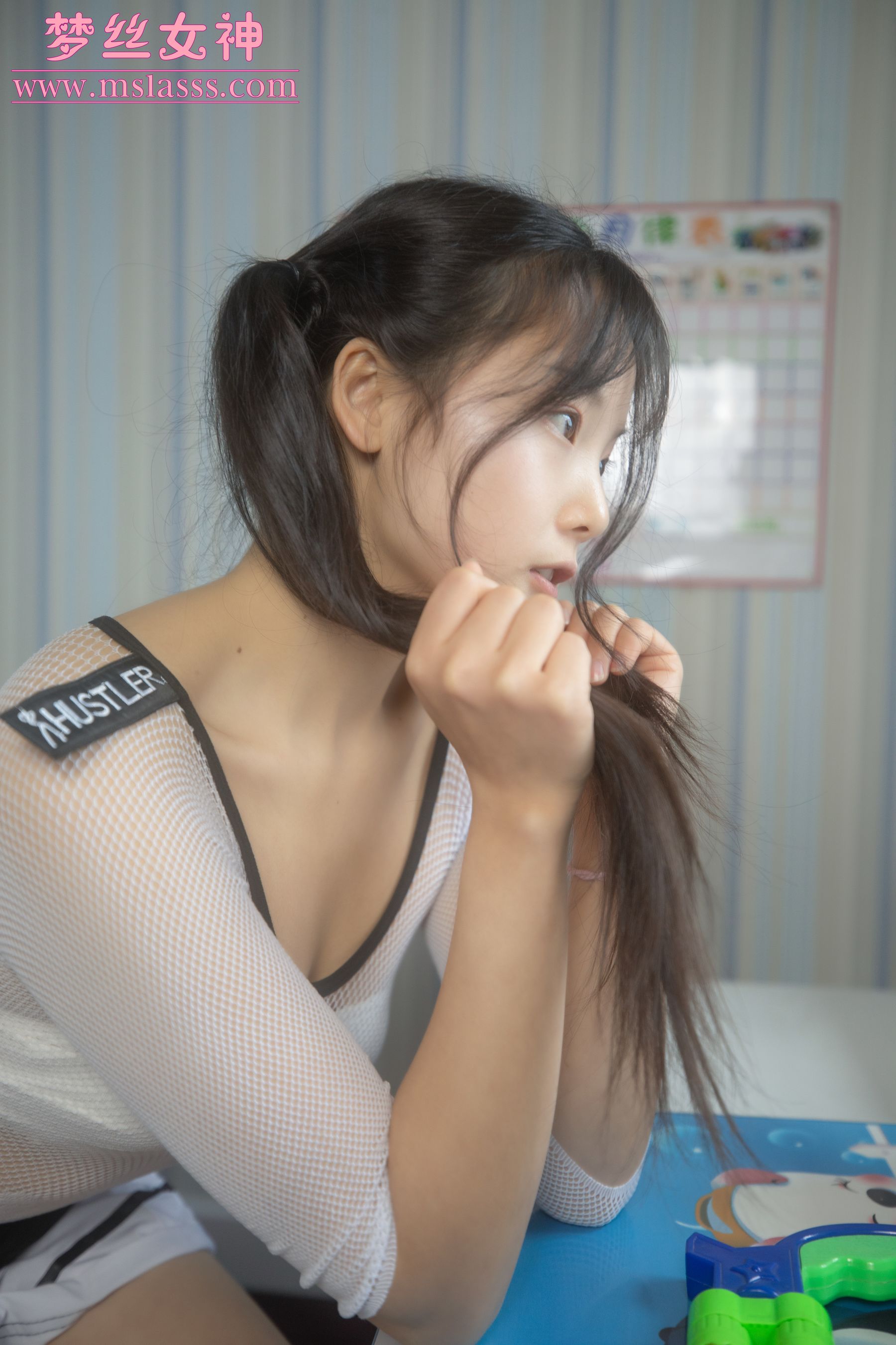 [梦丝女神MSLASS] 灵唯 马尾