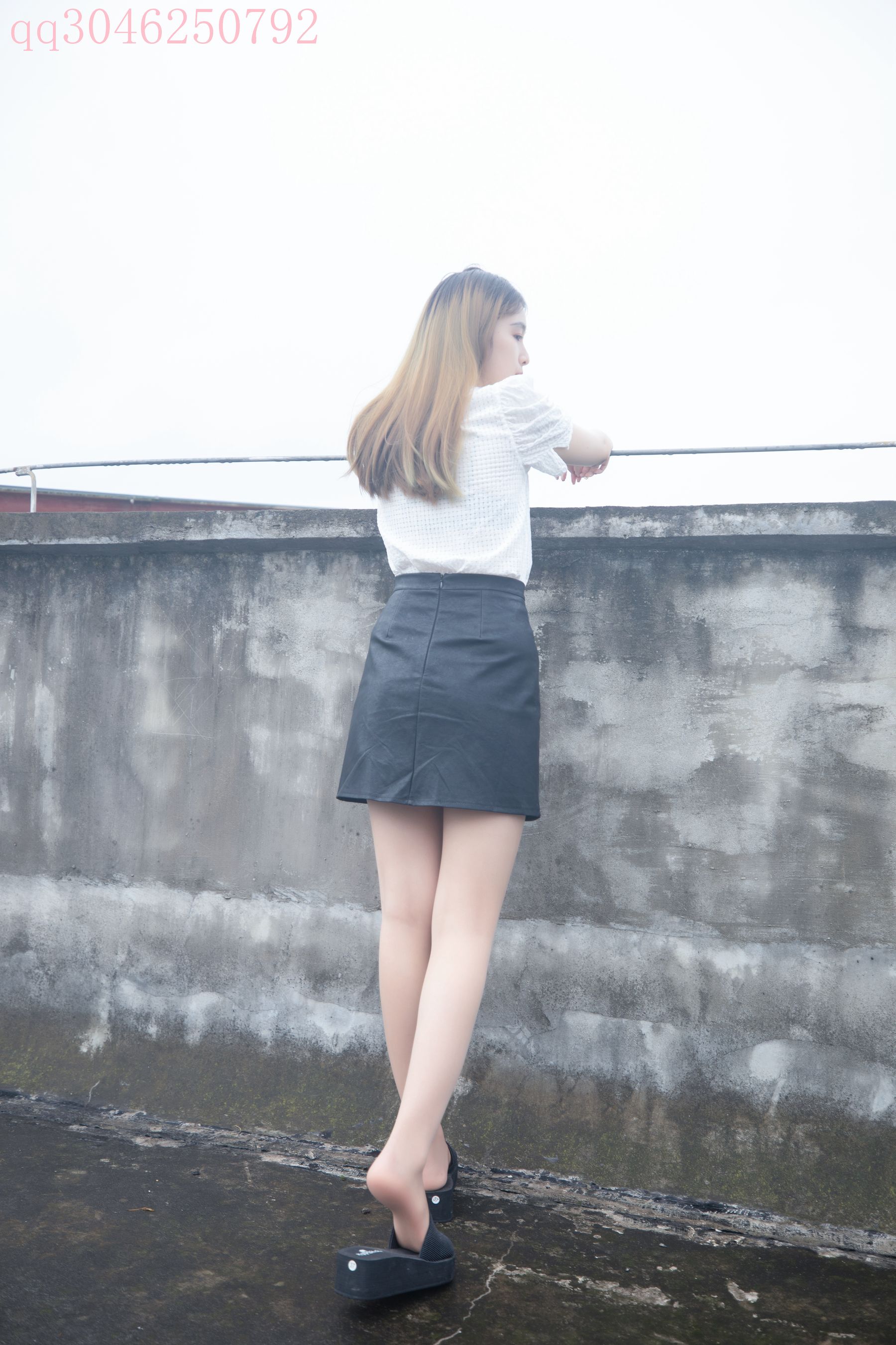 [梦丝女神MSLASS] 王晓瑞 天台肉丝