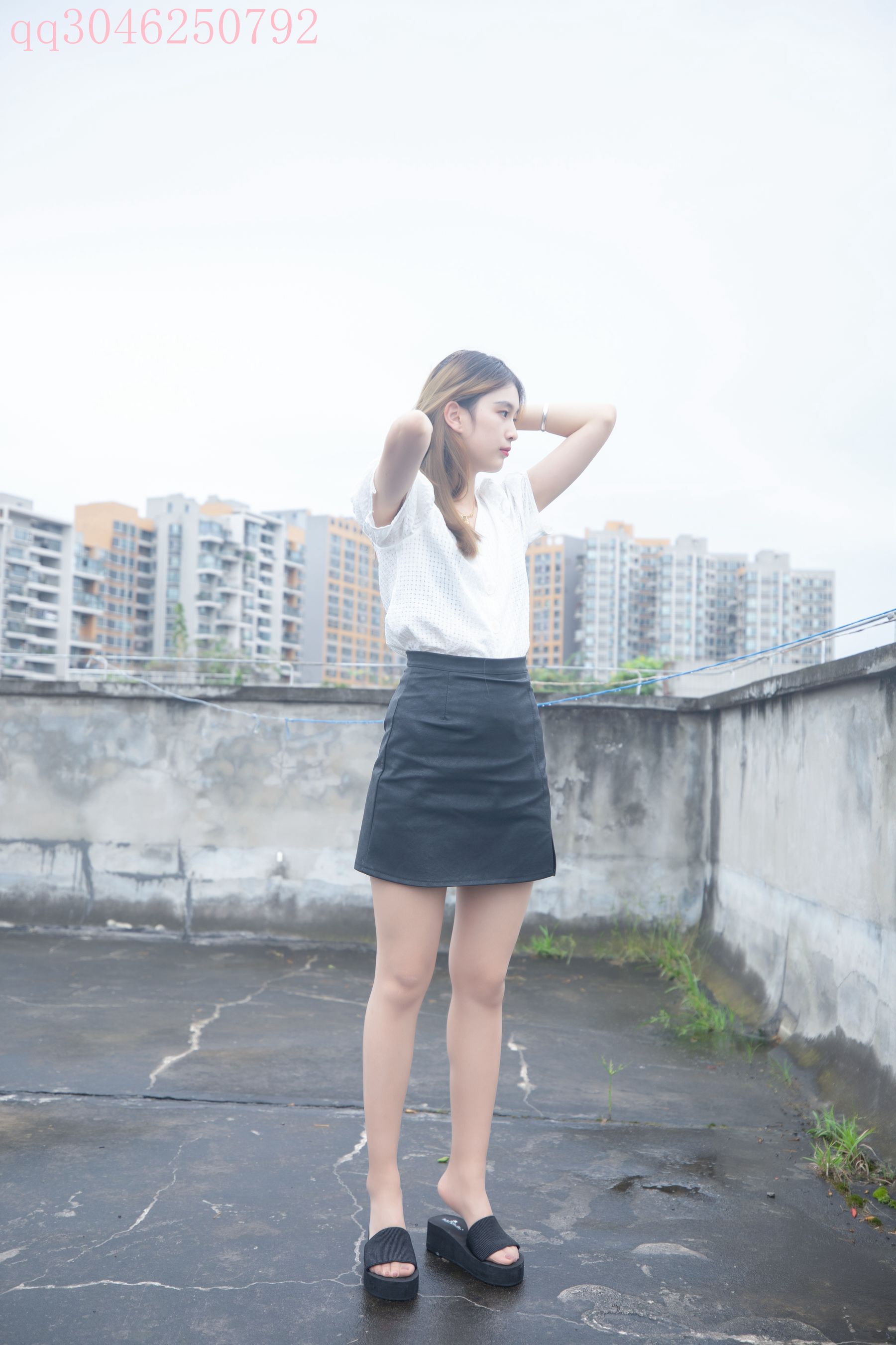 [梦丝女神MSLASS] 王晓瑞 天台肉丝