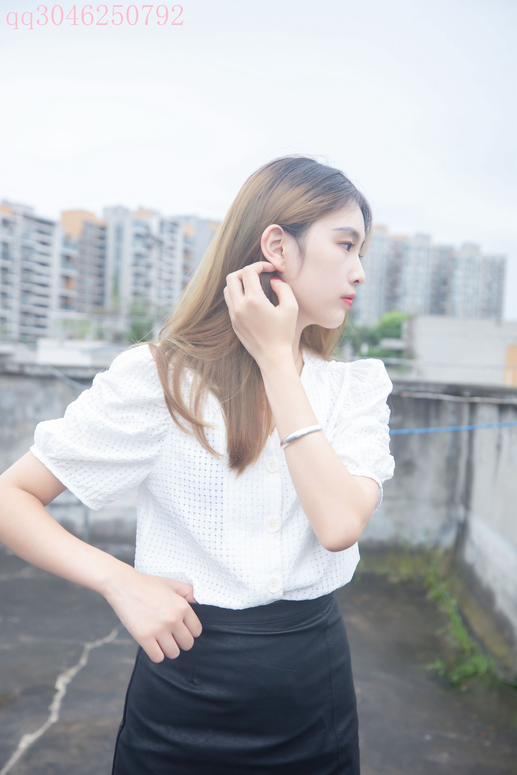[梦丝女神MSLASS] 王晓瑞 天台肉丝