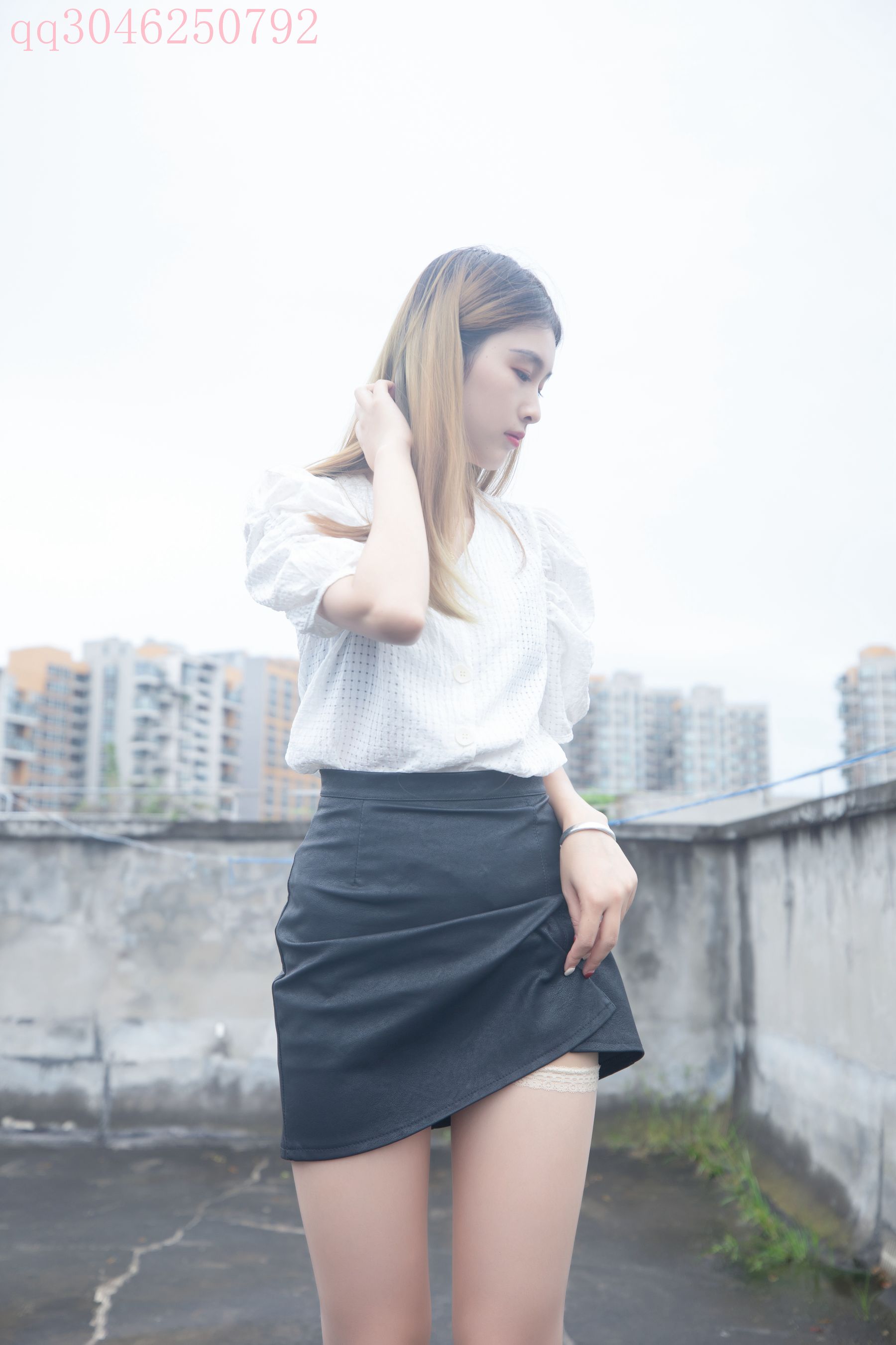 [梦丝女神MSLASS] 王晓瑞 天台肉丝