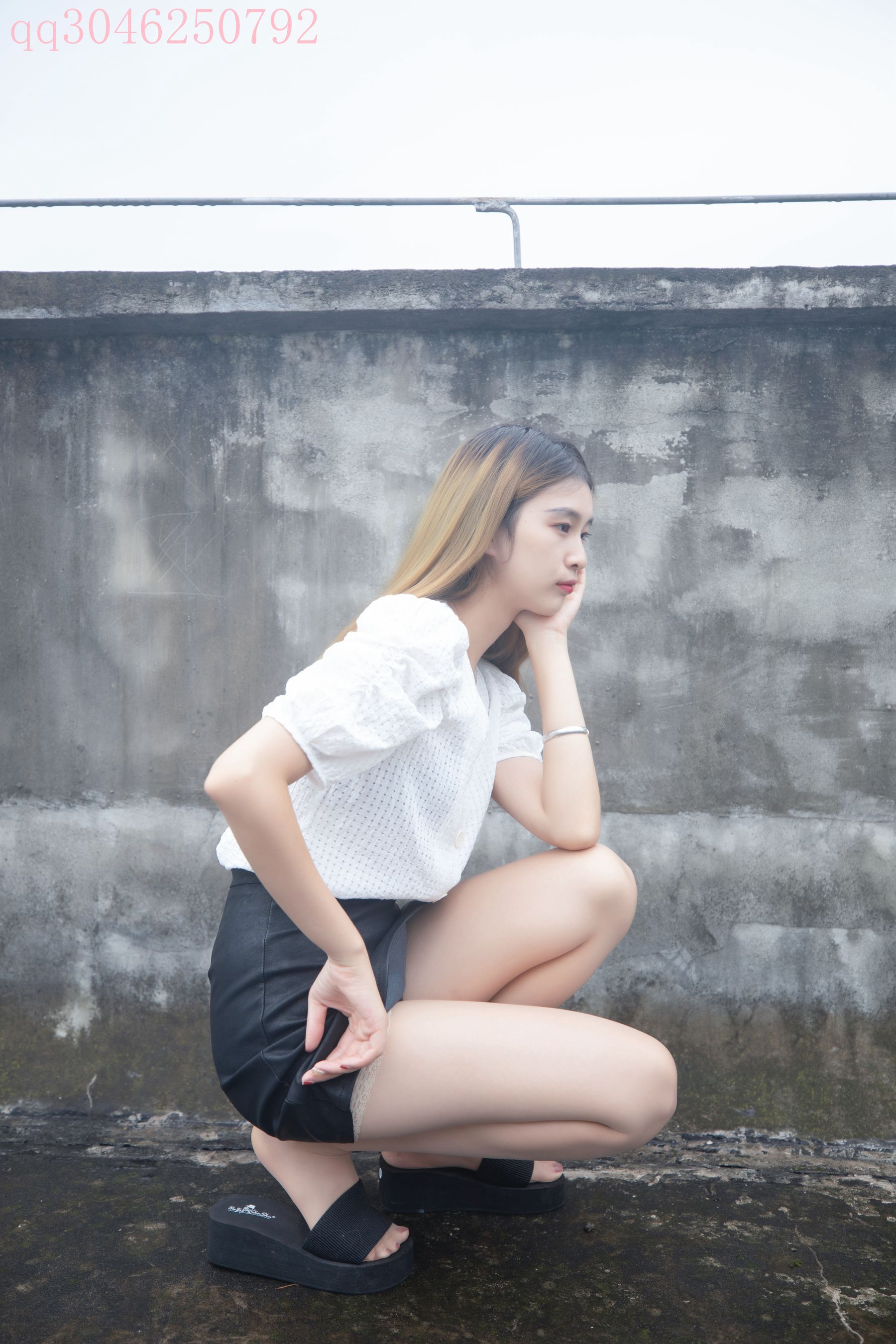 [梦丝女神MSLASS] 王晓瑞 天台肉丝