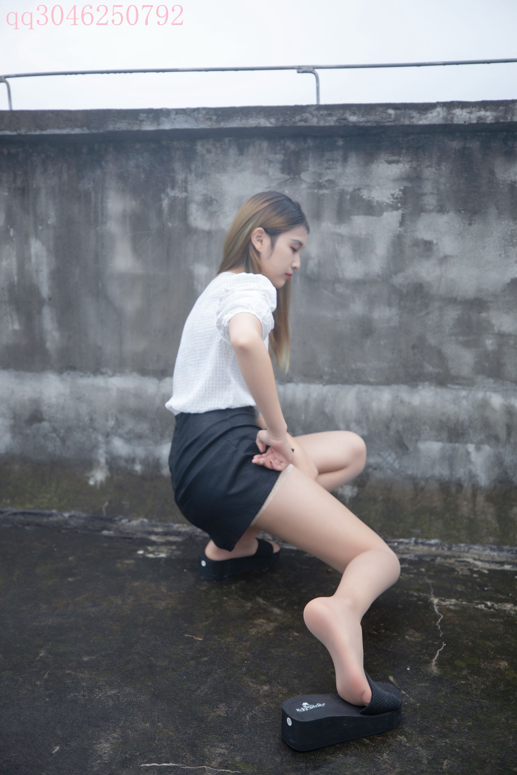 [梦丝女神MSLASS] 王晓瑞 天台肉丝