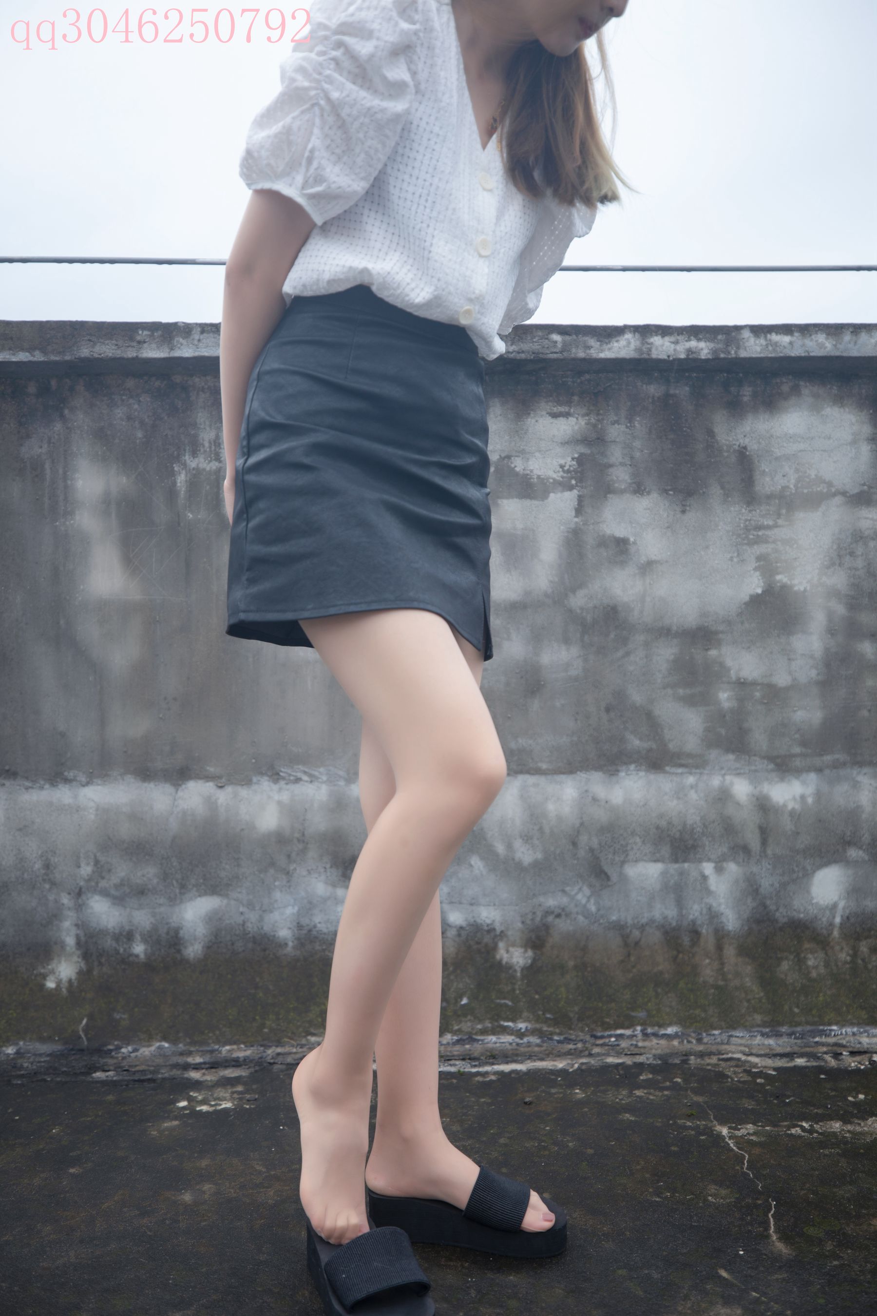 [梦丝女神MSLASS] 王晓瑞 天台肉丝