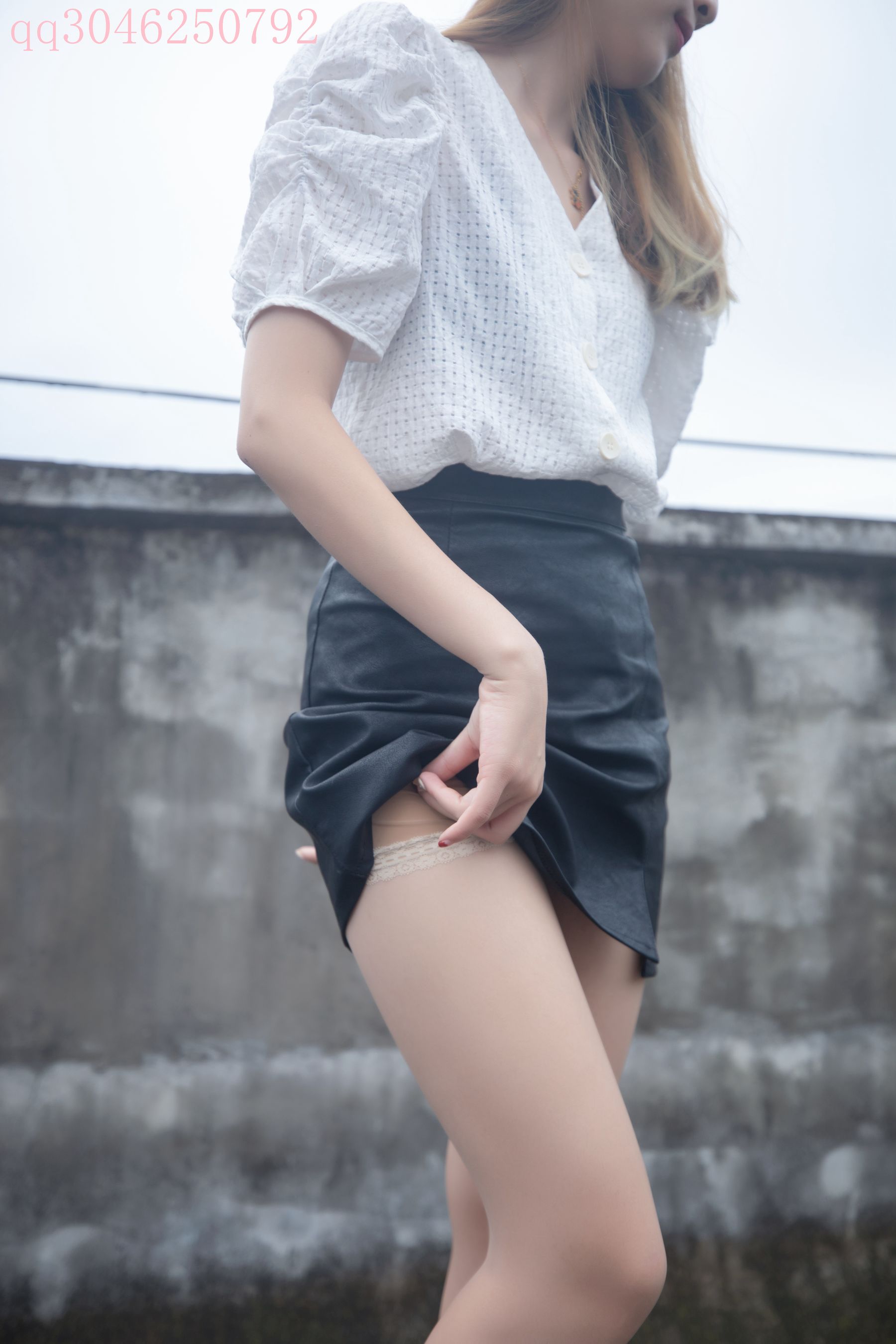 [梦丝女神MSLASS] 王晓瑞 天台肉丝