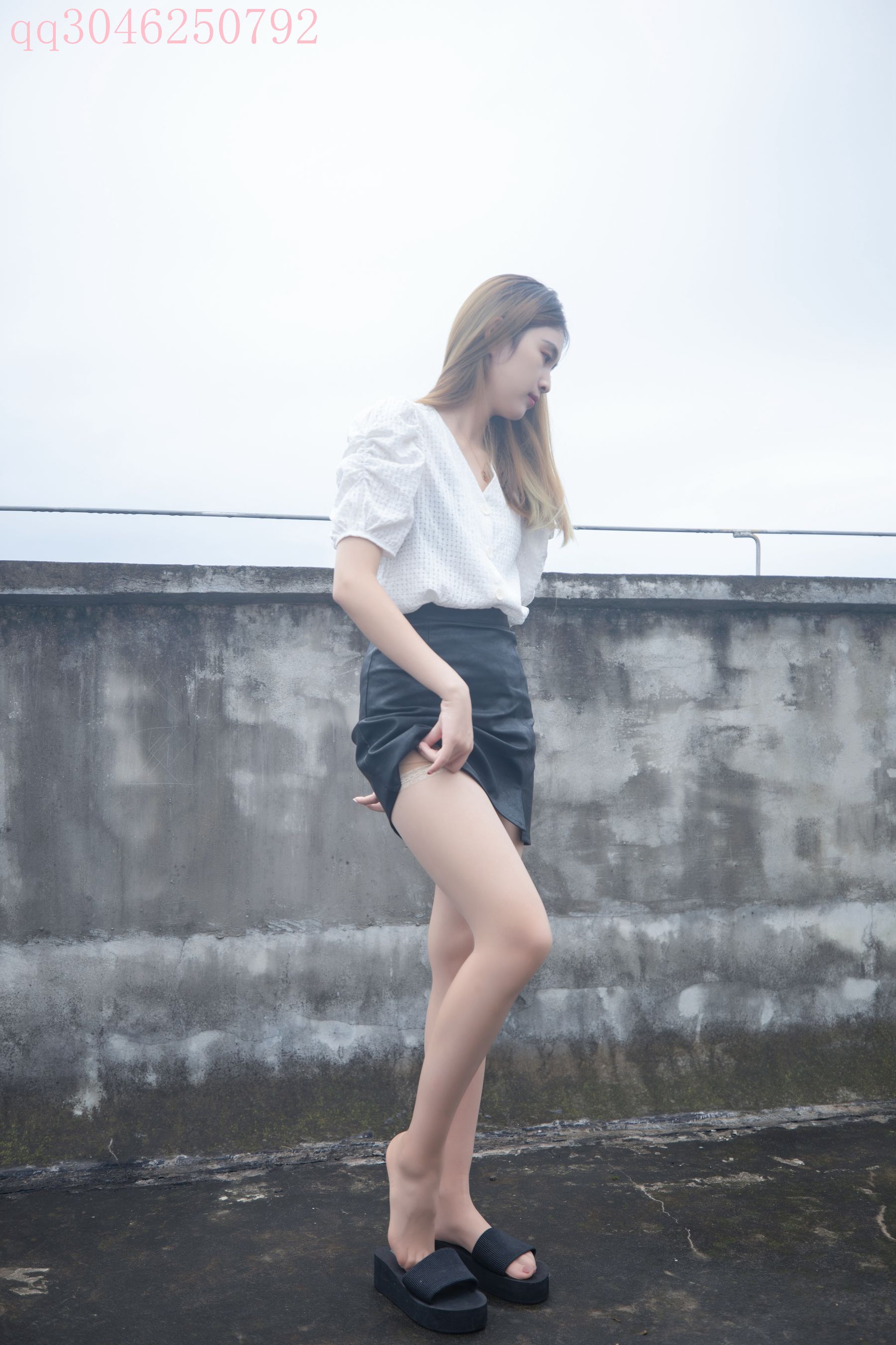 [梦丝女神MSLASS] 王晓瑞 天台肉丝