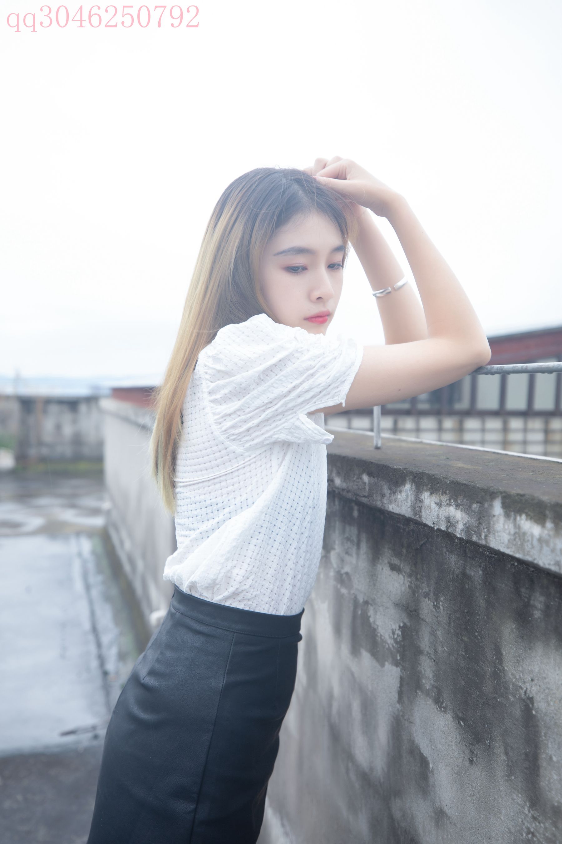 [梦丝女神MSLASS] 王晓瑞 天台肉丝